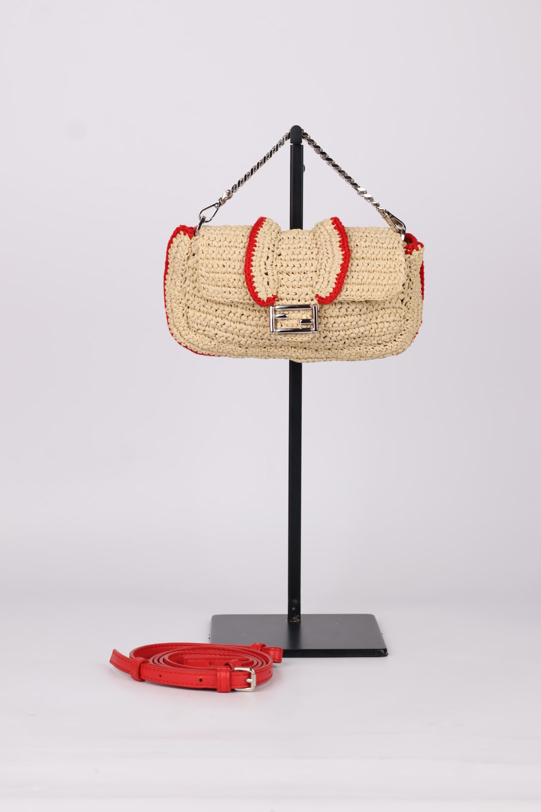 Fendi Mini Baguette Rafia