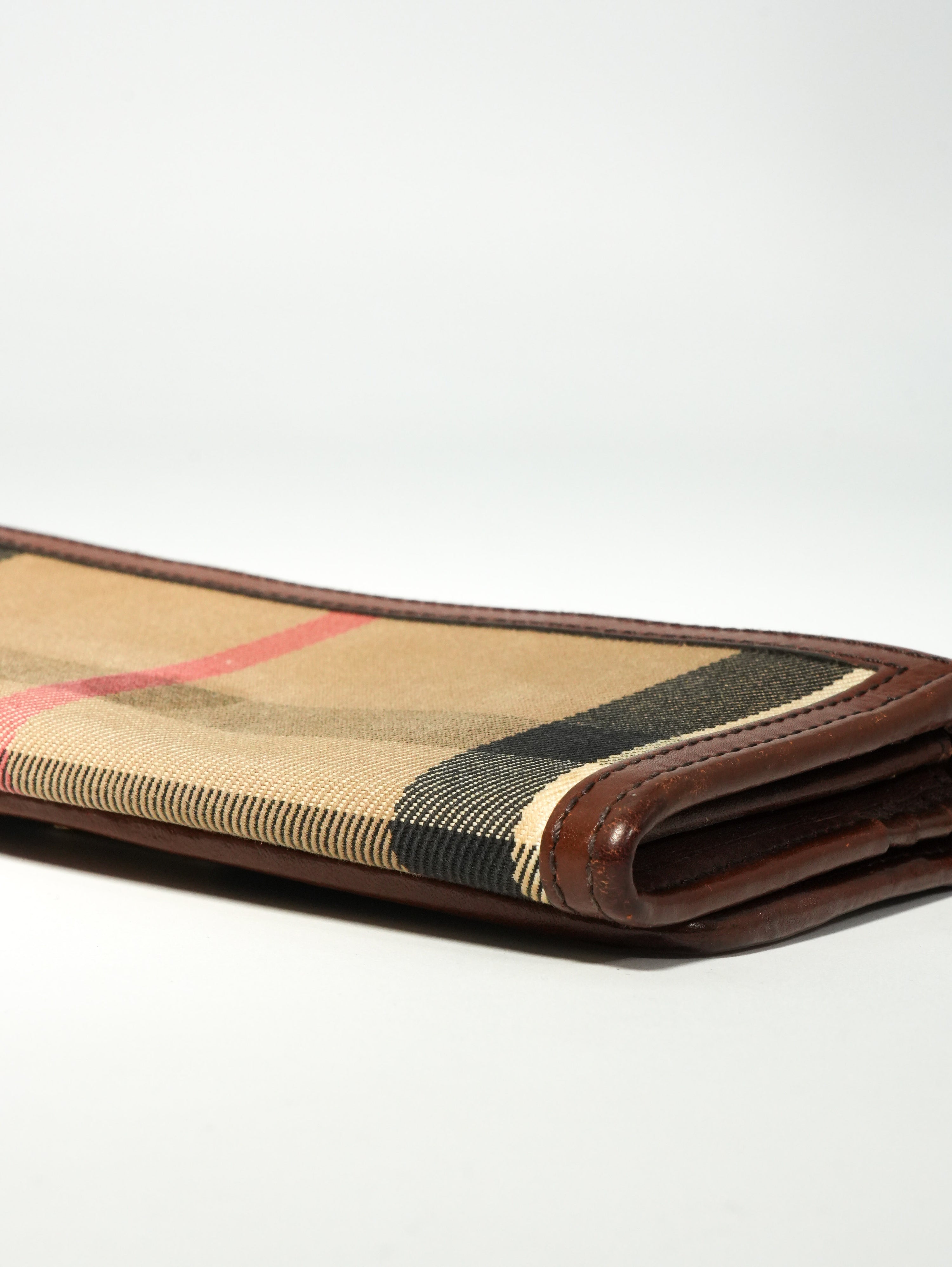 Burberry Portafoglio Lungo Check