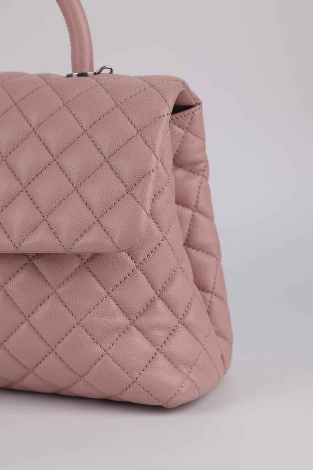 Chanel Coco Handle Media Caviar