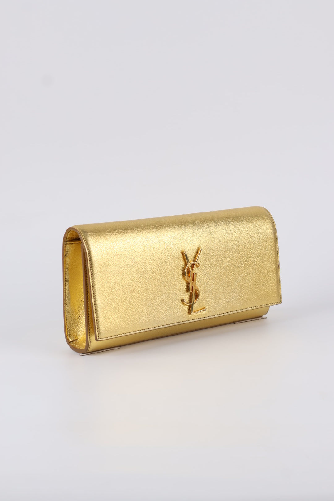 Saint Laurent Kate Clutch Gold