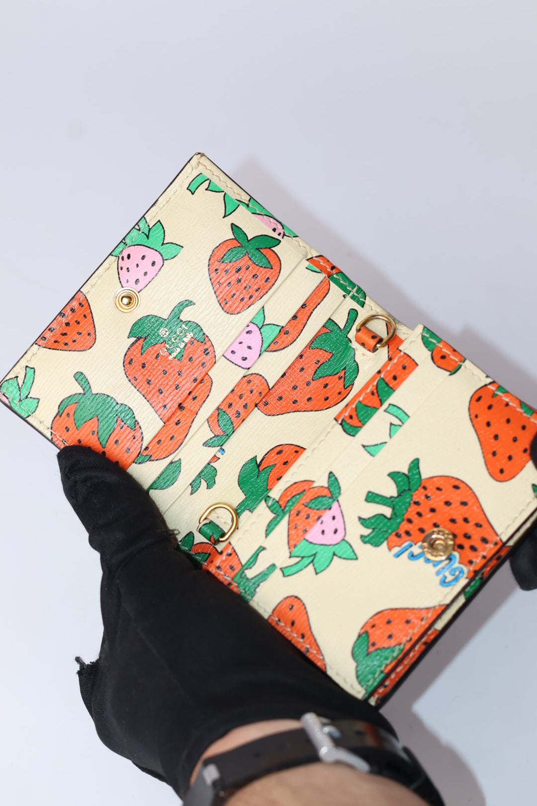Gucci Portafoglio Zumi Fragole