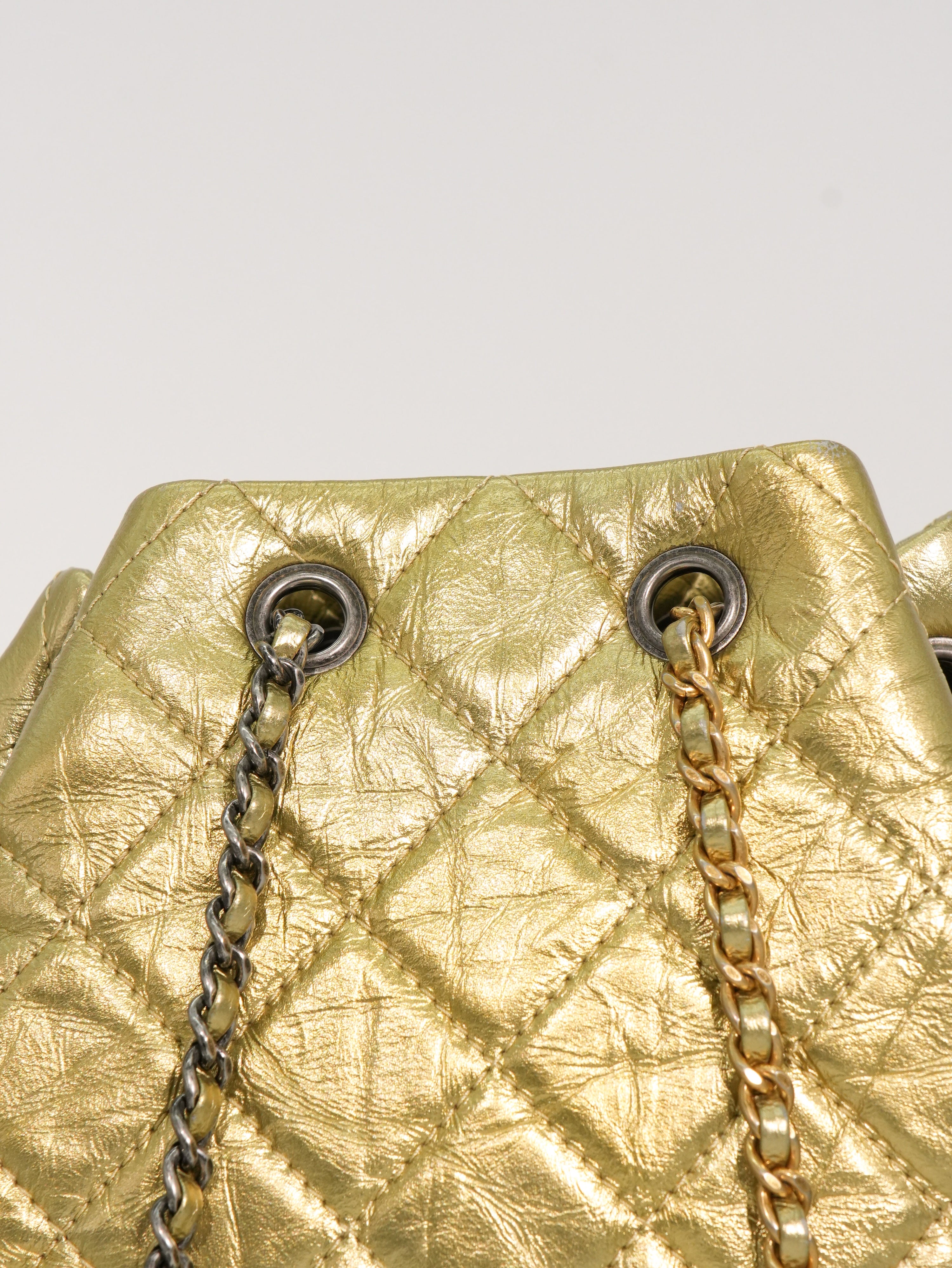 Chanel Zaino Gabrielle Gold