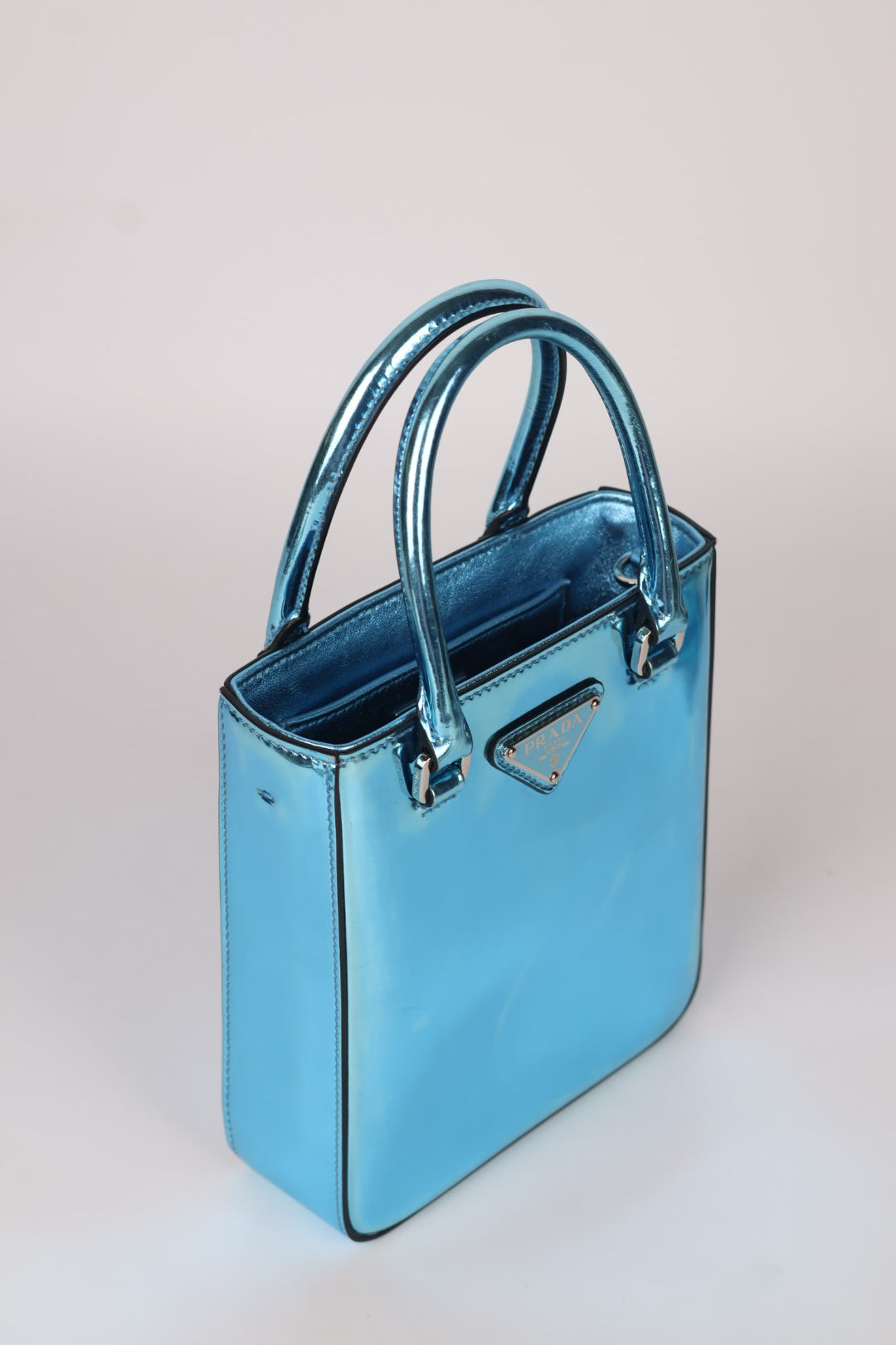 Prada Mini Tote Metallic