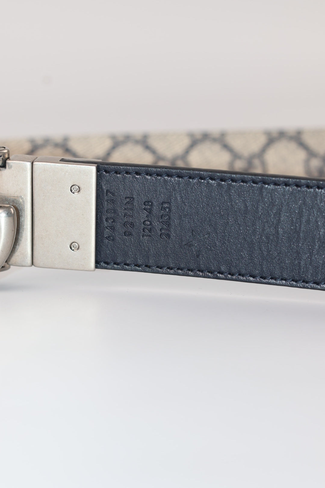 Gucci Cintura Marmont GG Supreme Reversibile