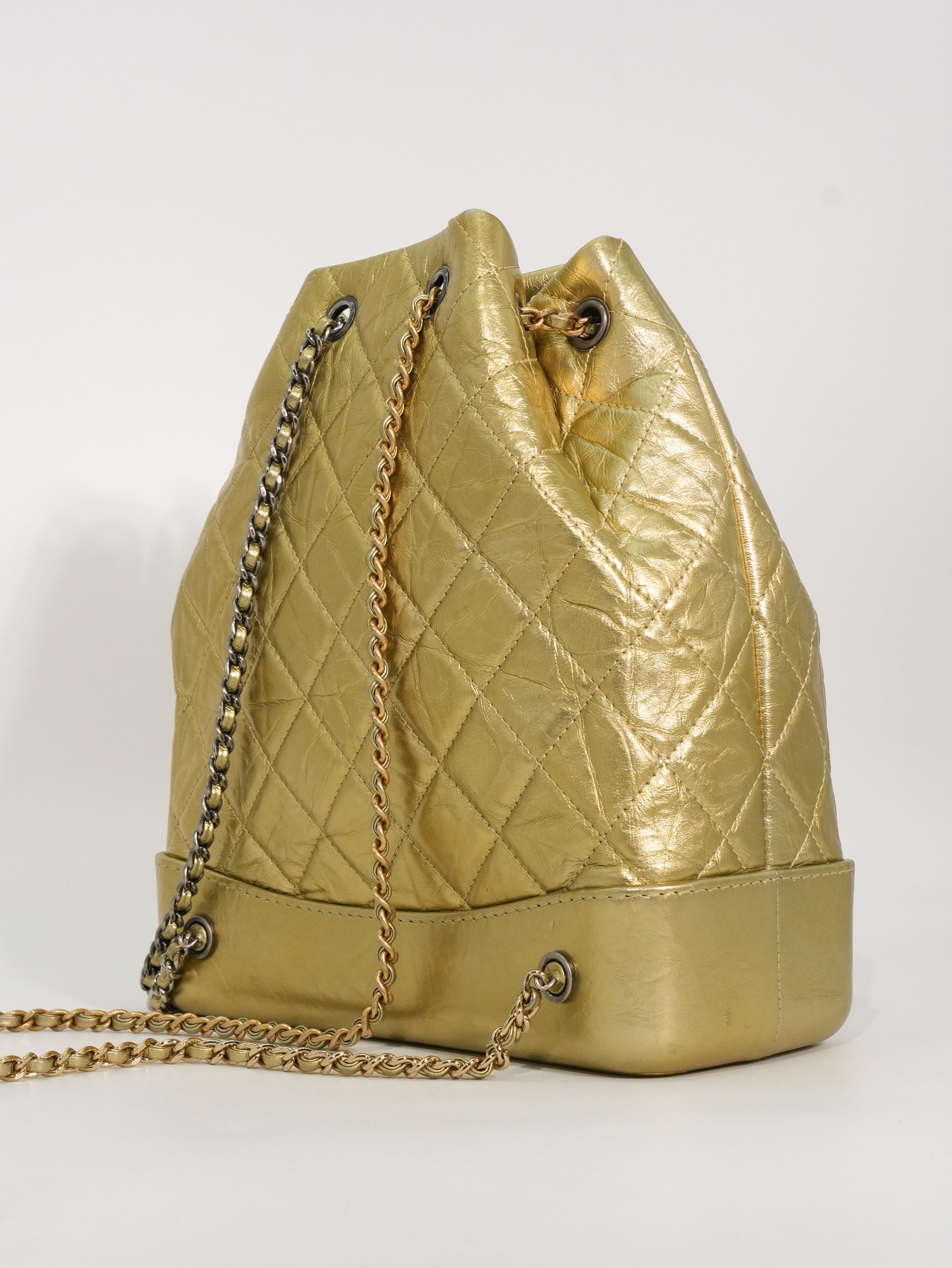 Chanel Zaino Gabrielle Gold