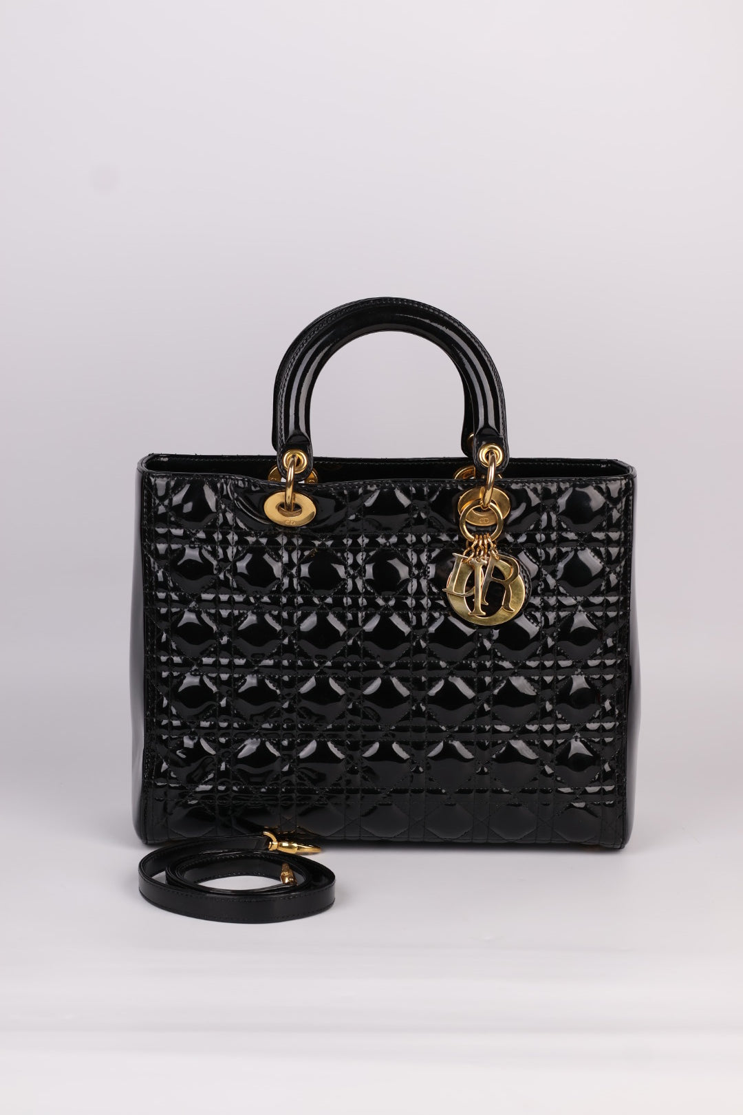 Lady Dior Large Vernis