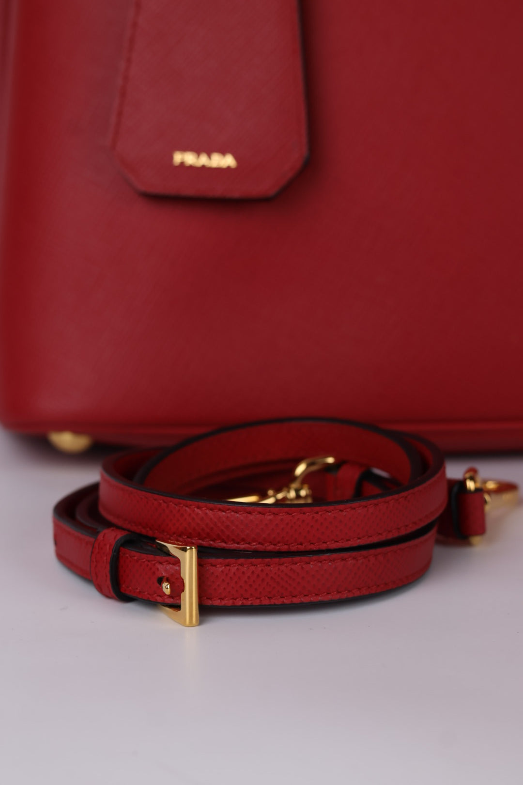 Prada Double Media Saffiano