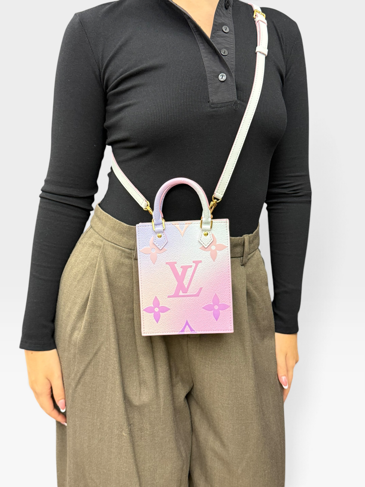 Louis Vuitton Mini Sac Plat Sunrise Pastel