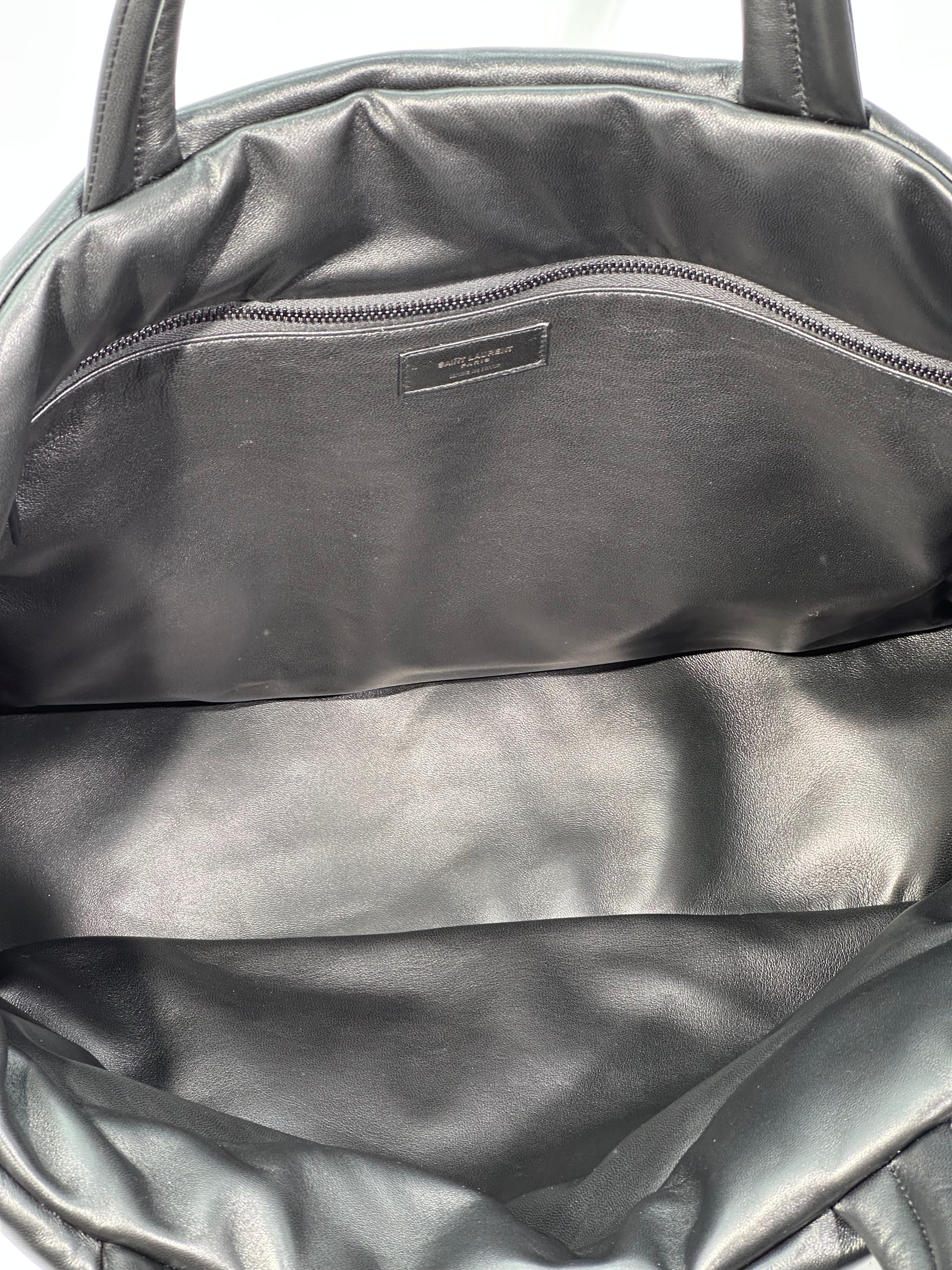 Saint Laurent New Tote Lettering in Pelle