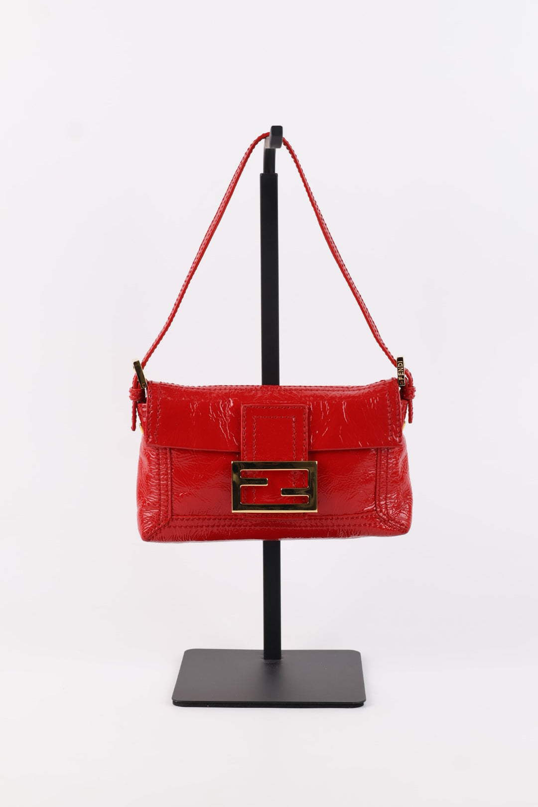 Fendi Mini Baguette in Vernice