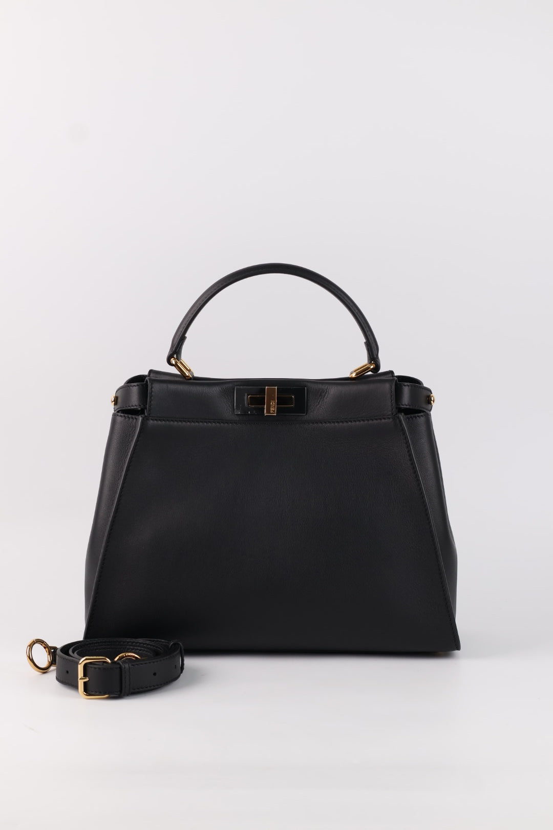 Fendi Peekaboo Media in Pelle