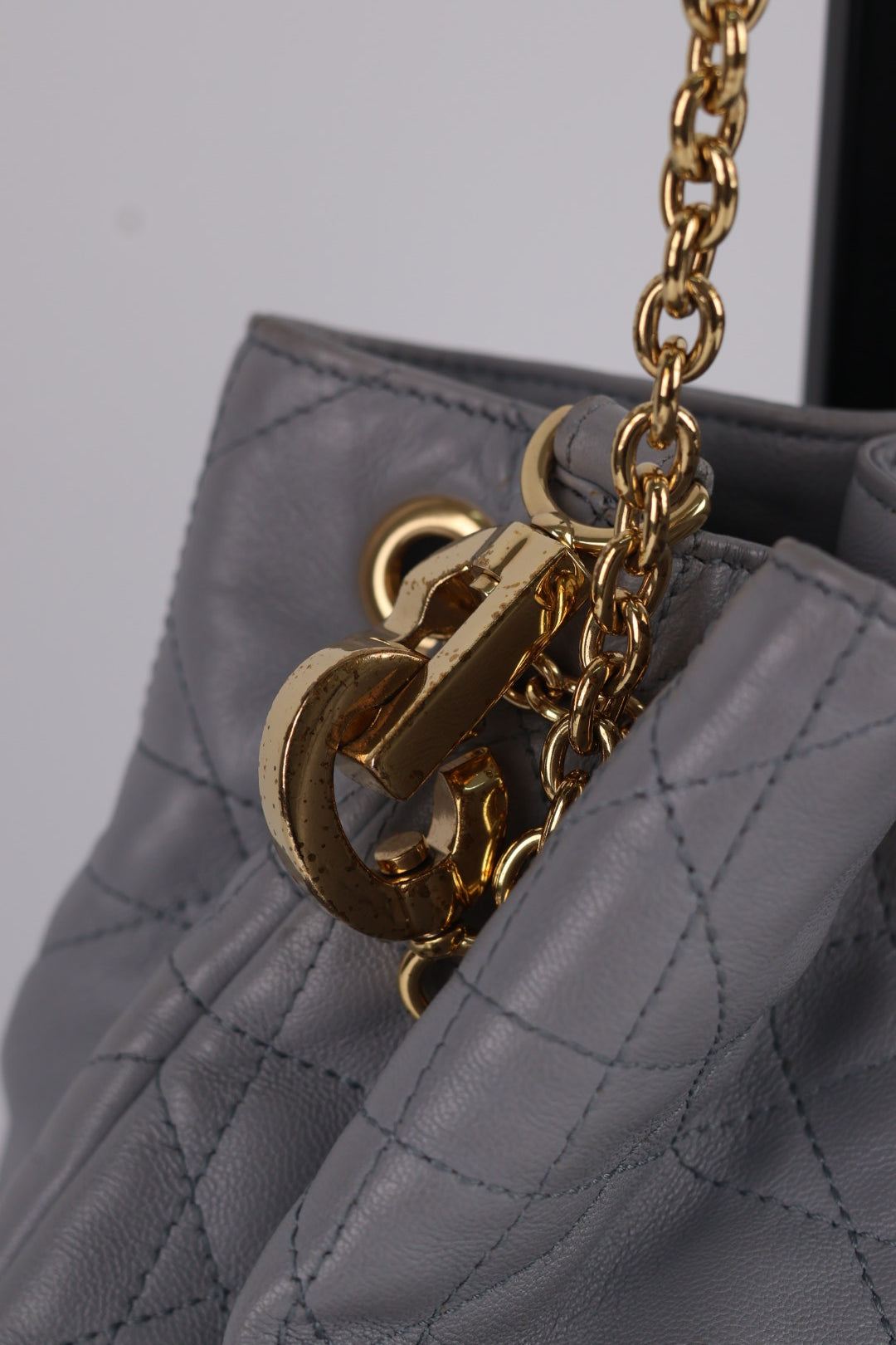 Dior Bucket in Pelle Cannage