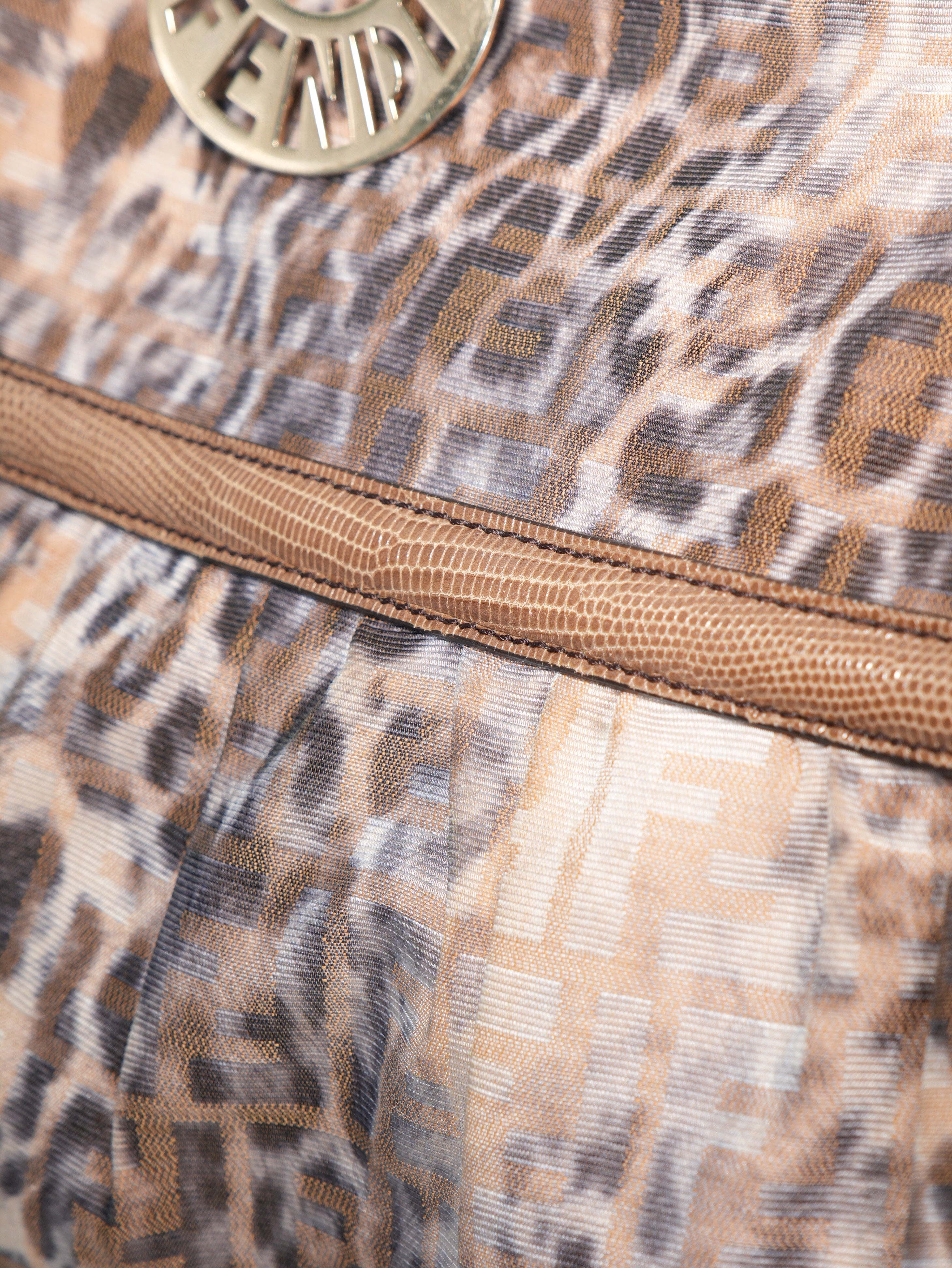 Fendi Tote Chef Leopard