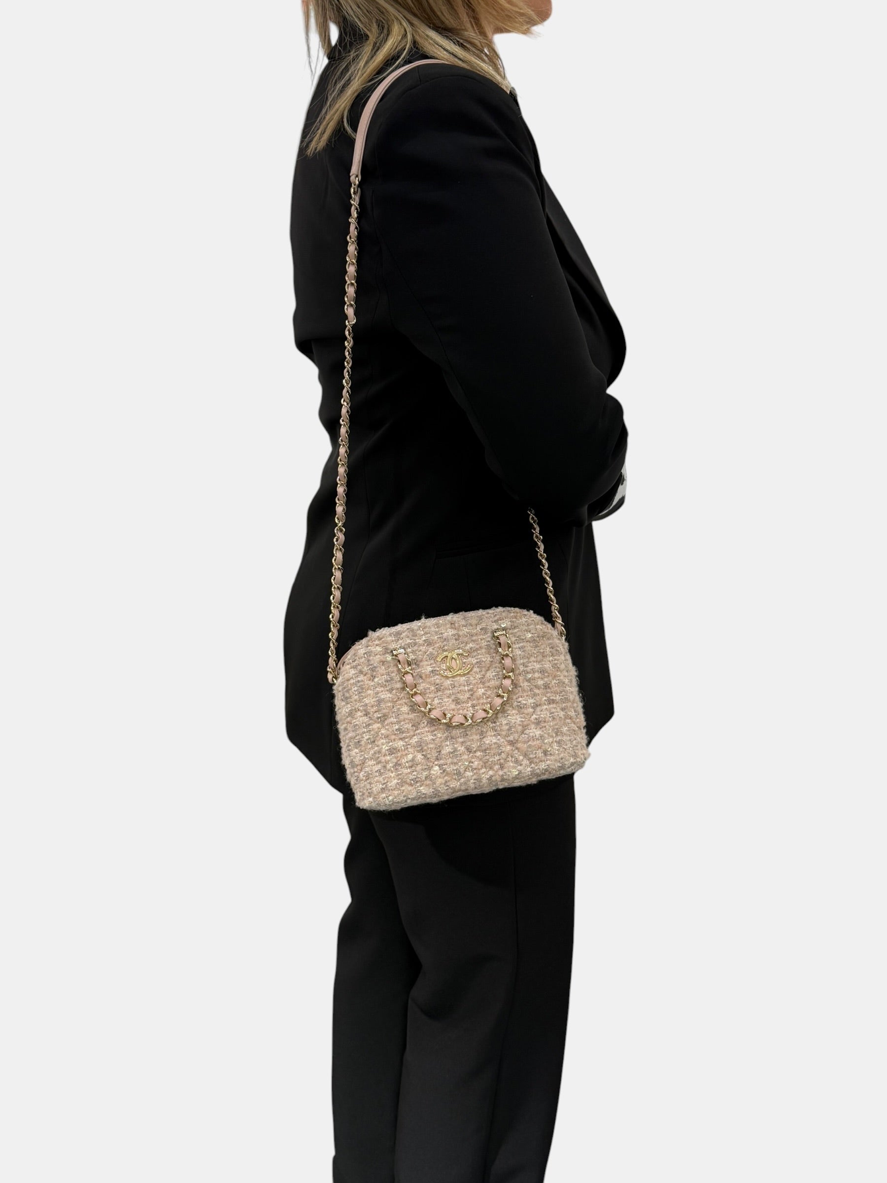 Chanel Coco Dome Tweed