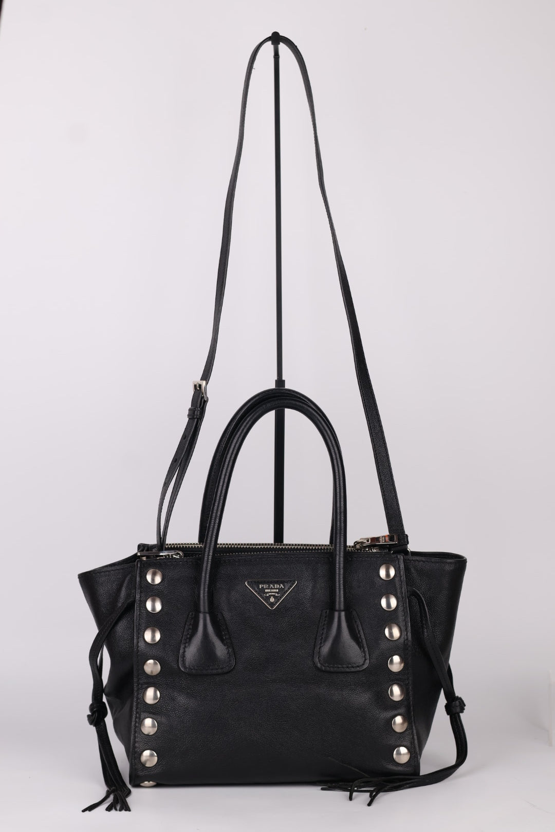 Prada Tote in Pelle Borchie