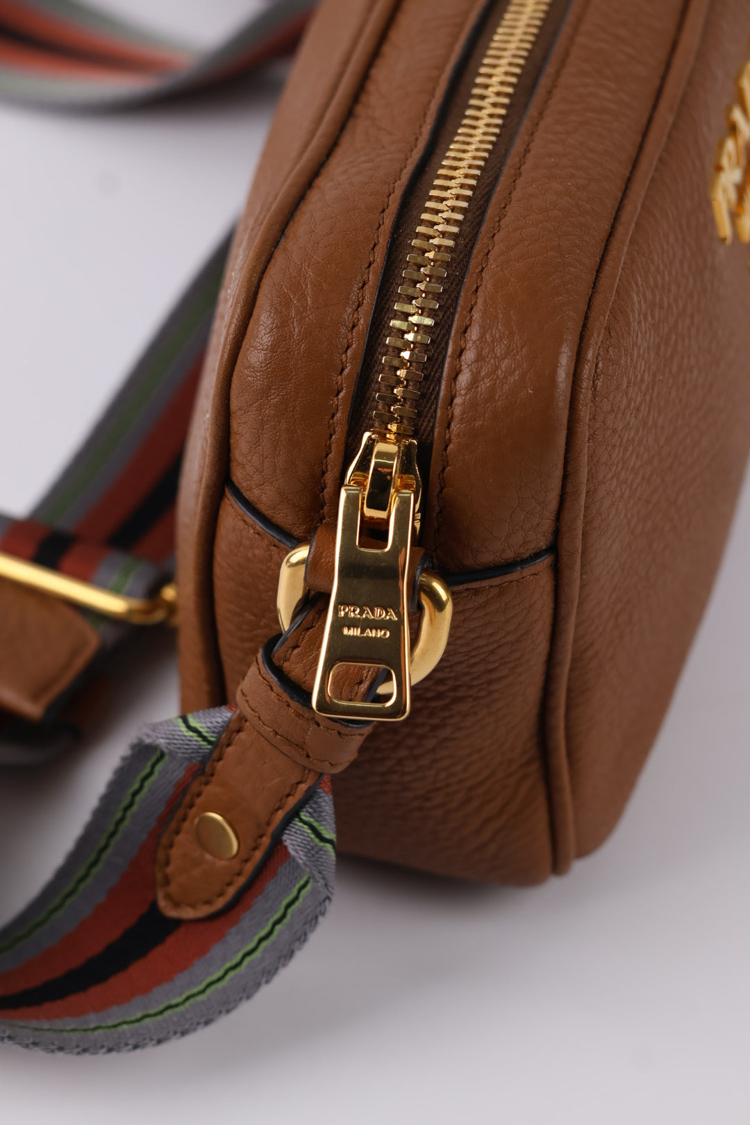 Prada Mini Camera Bag in Pelle