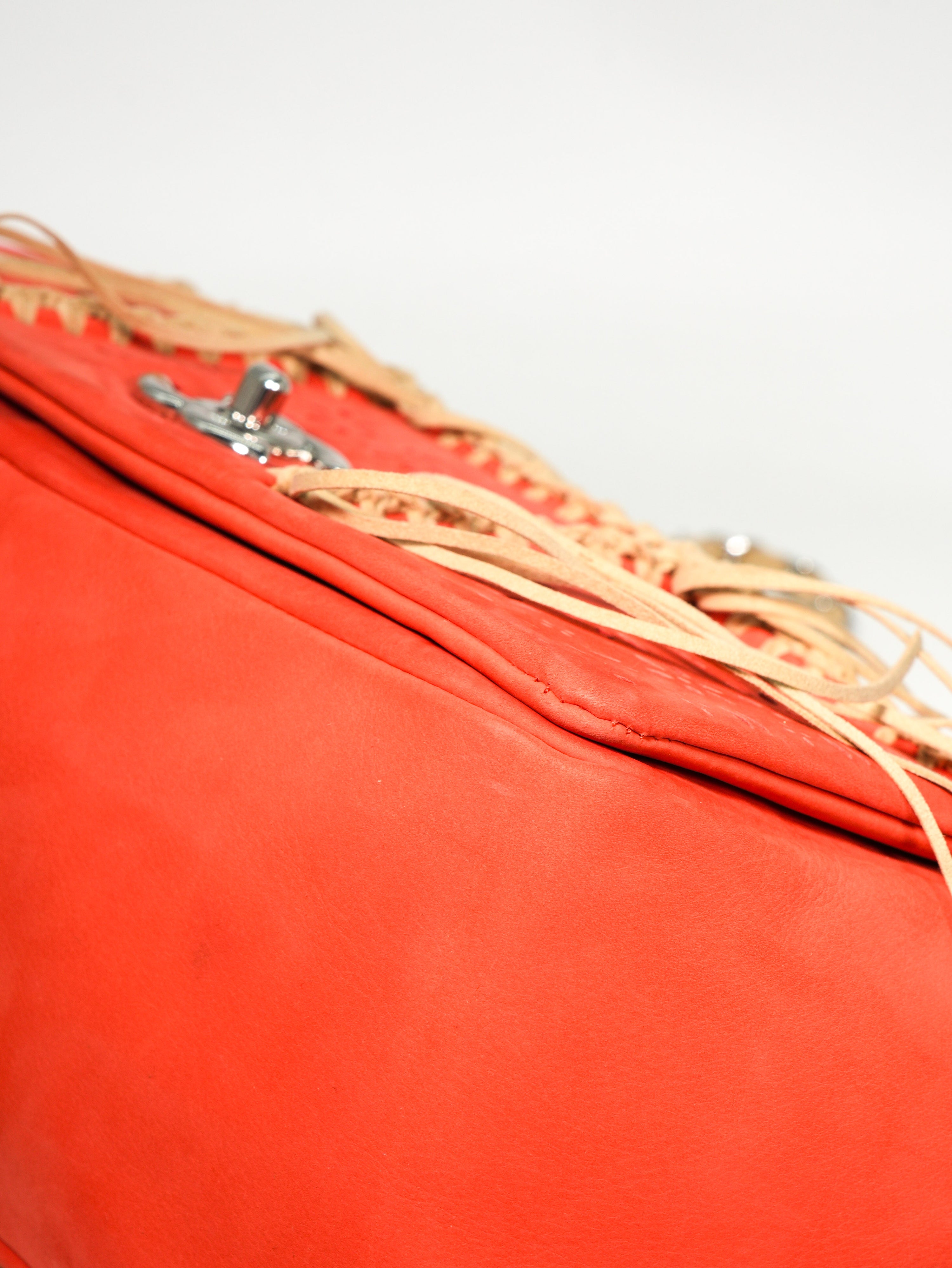 Chanel Fringe Flap Suede