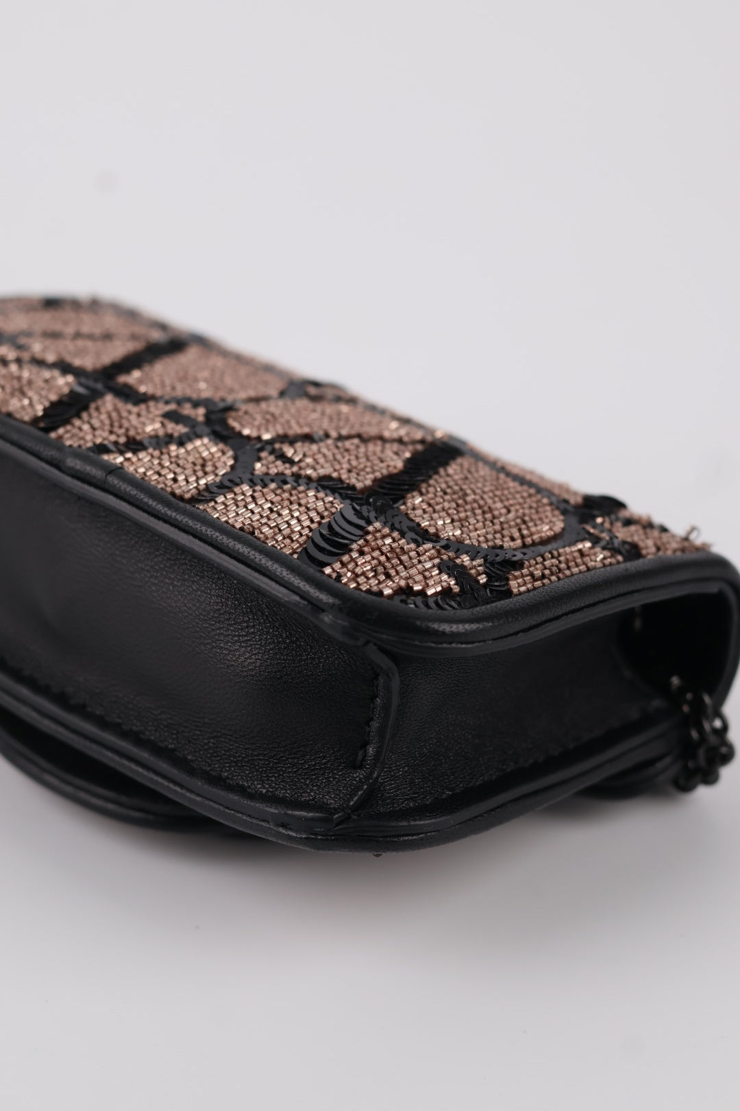 Valentino Micro V Logo Paillettes