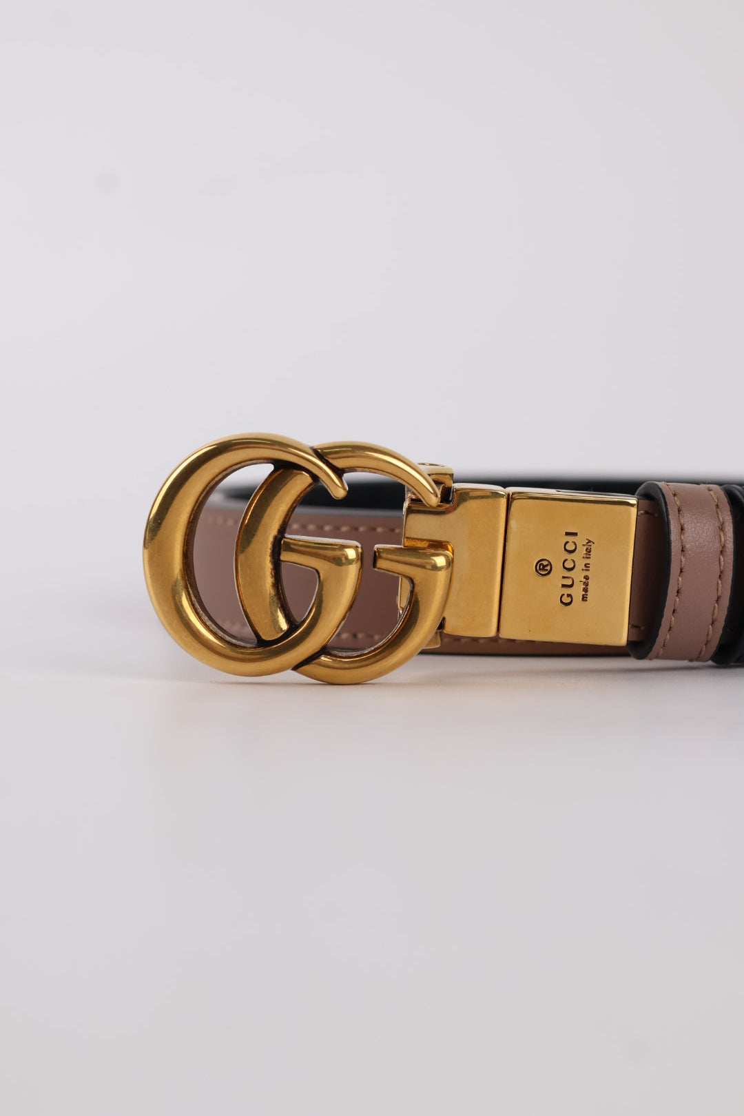 Gucci Cintura Marmont 2cm reversibile