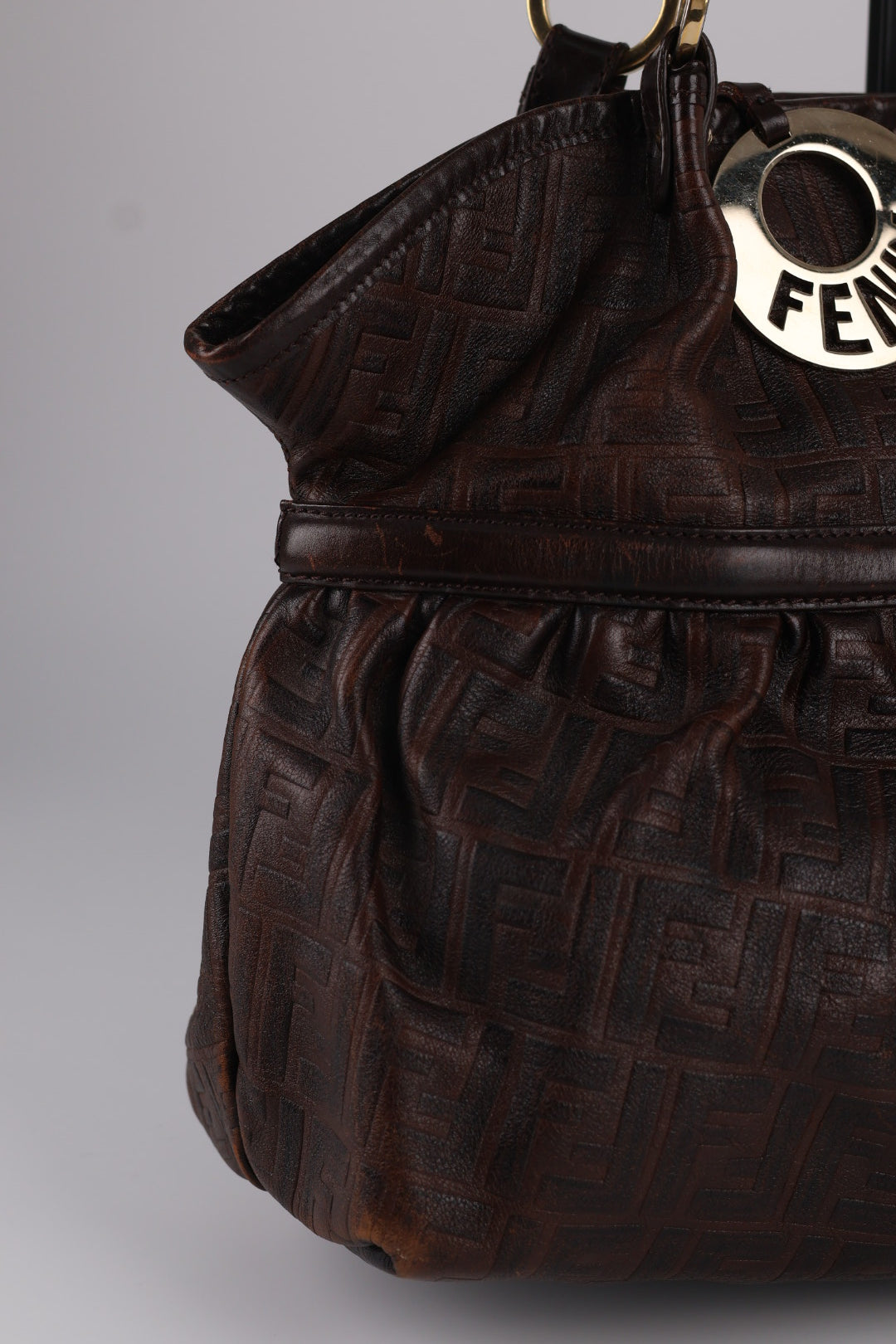 Fendi Tote Chef in Pelle FF Logo