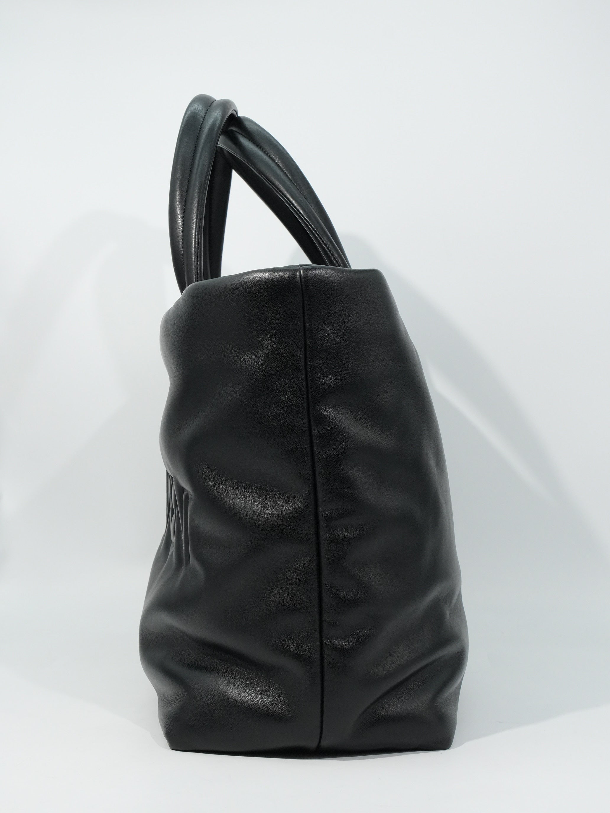 Saint Laurent New Tote Lettering in Pelle