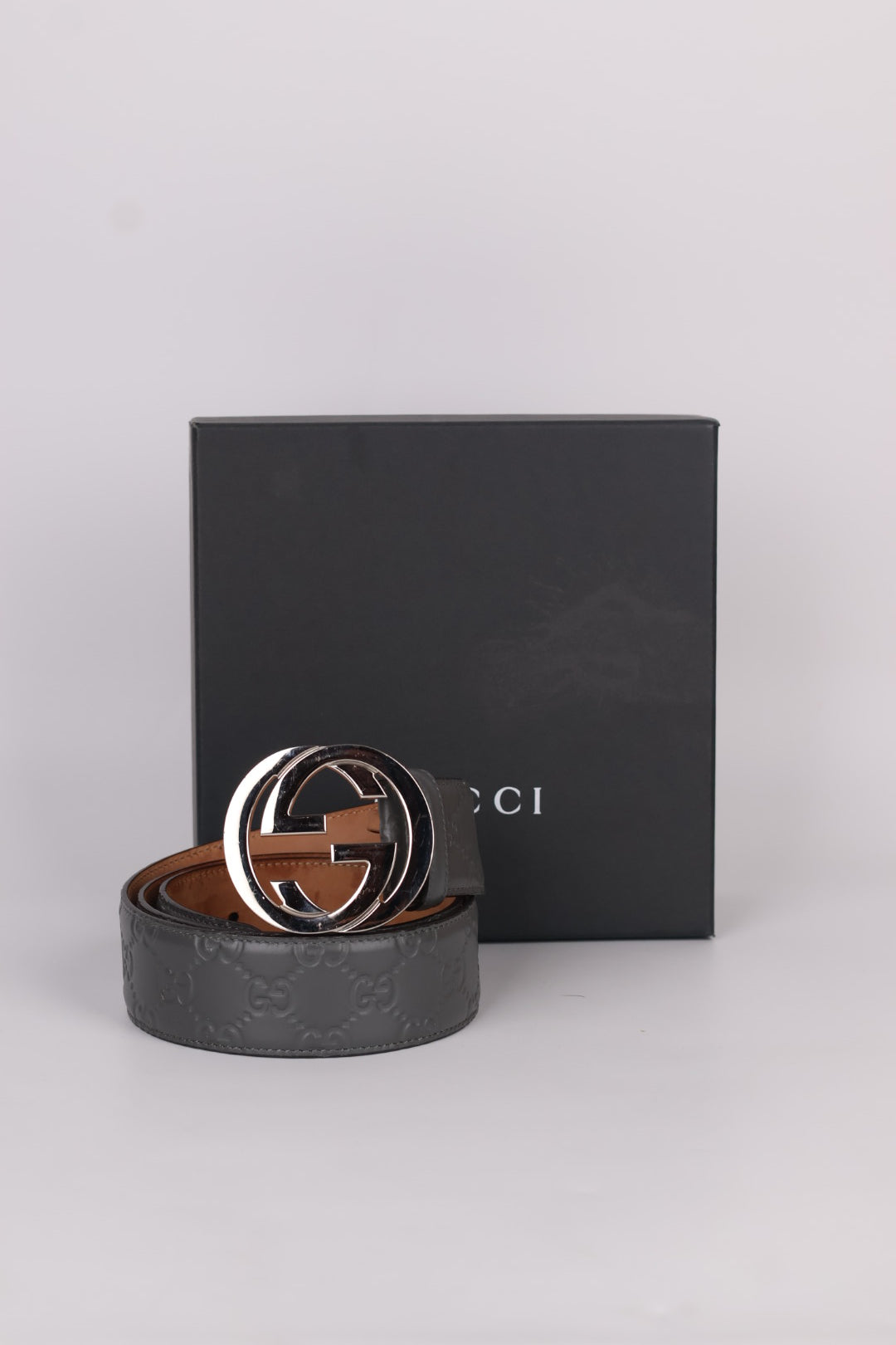 Gucci Cintura Interlocking GG Signature