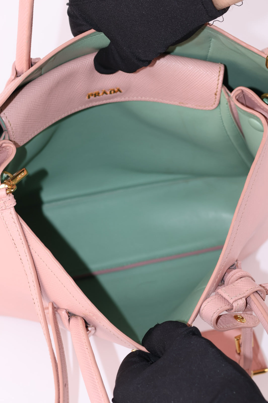 Prada Double Media Saffiano