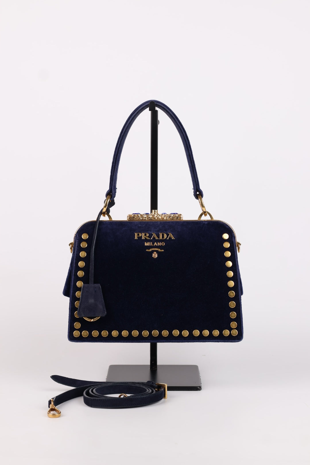 Prada Top Handle Velvet
