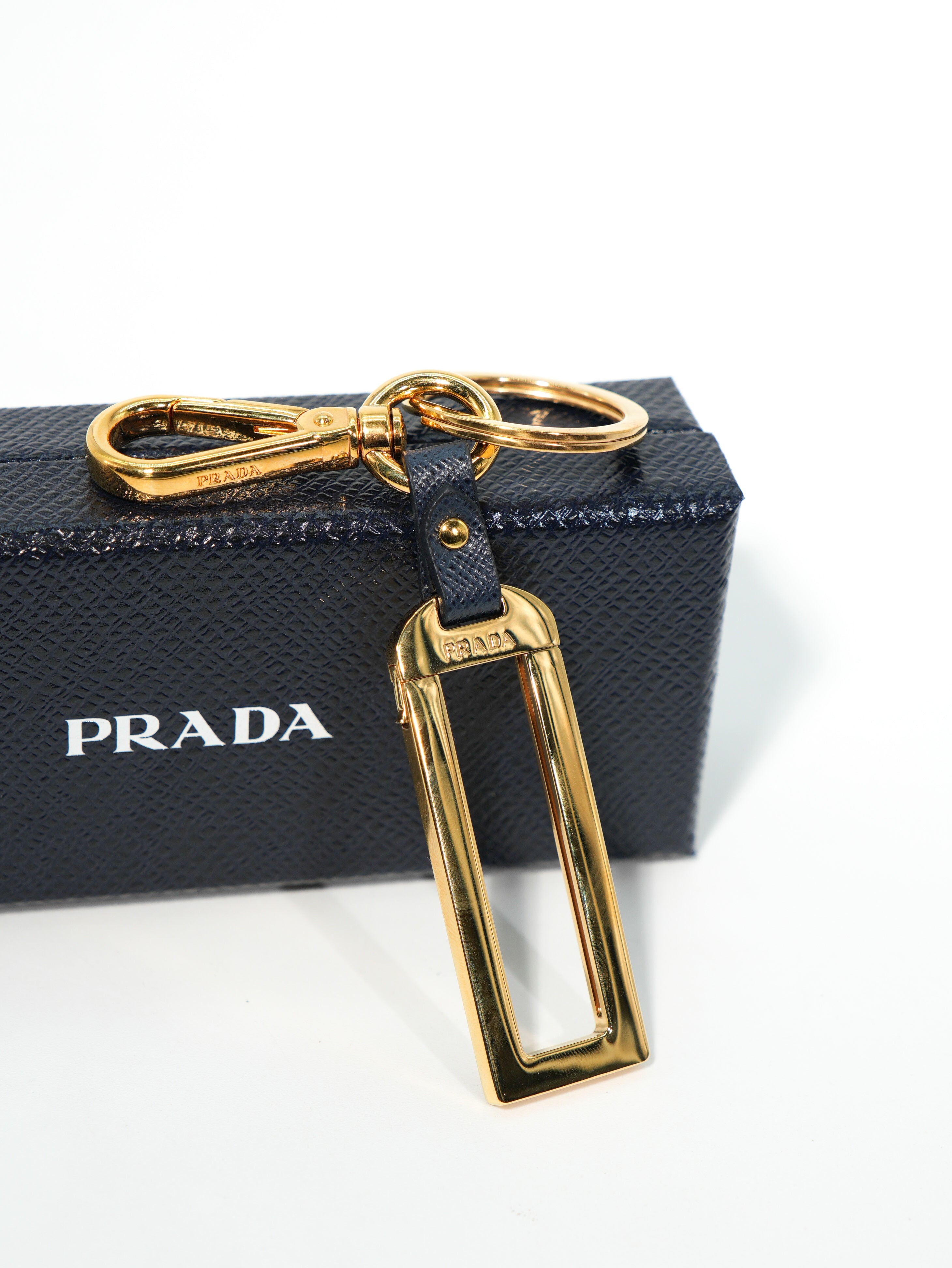 Prada Portachiavi Rettangolare