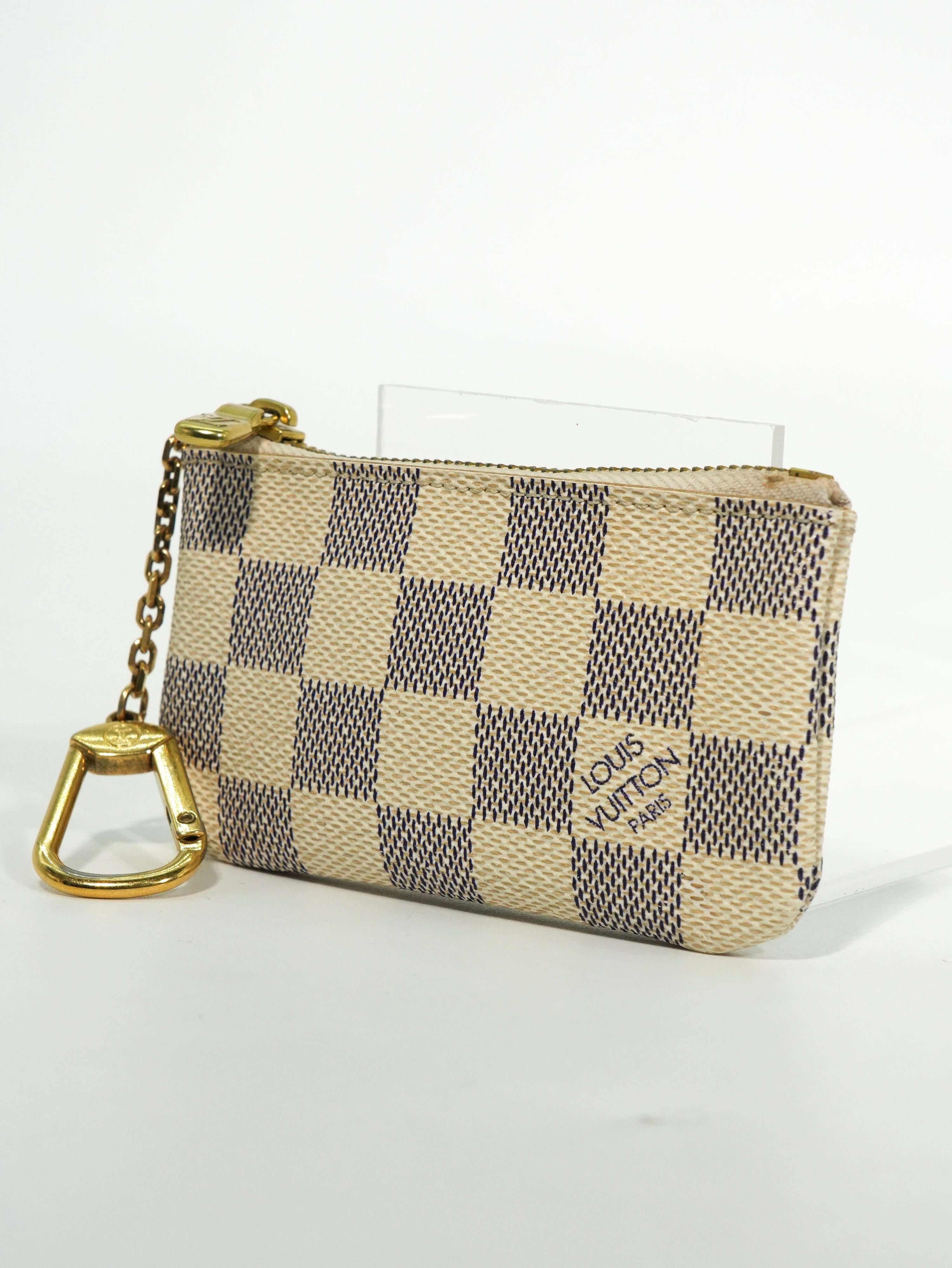Louis Vuitton Key Pouch Damier Azur