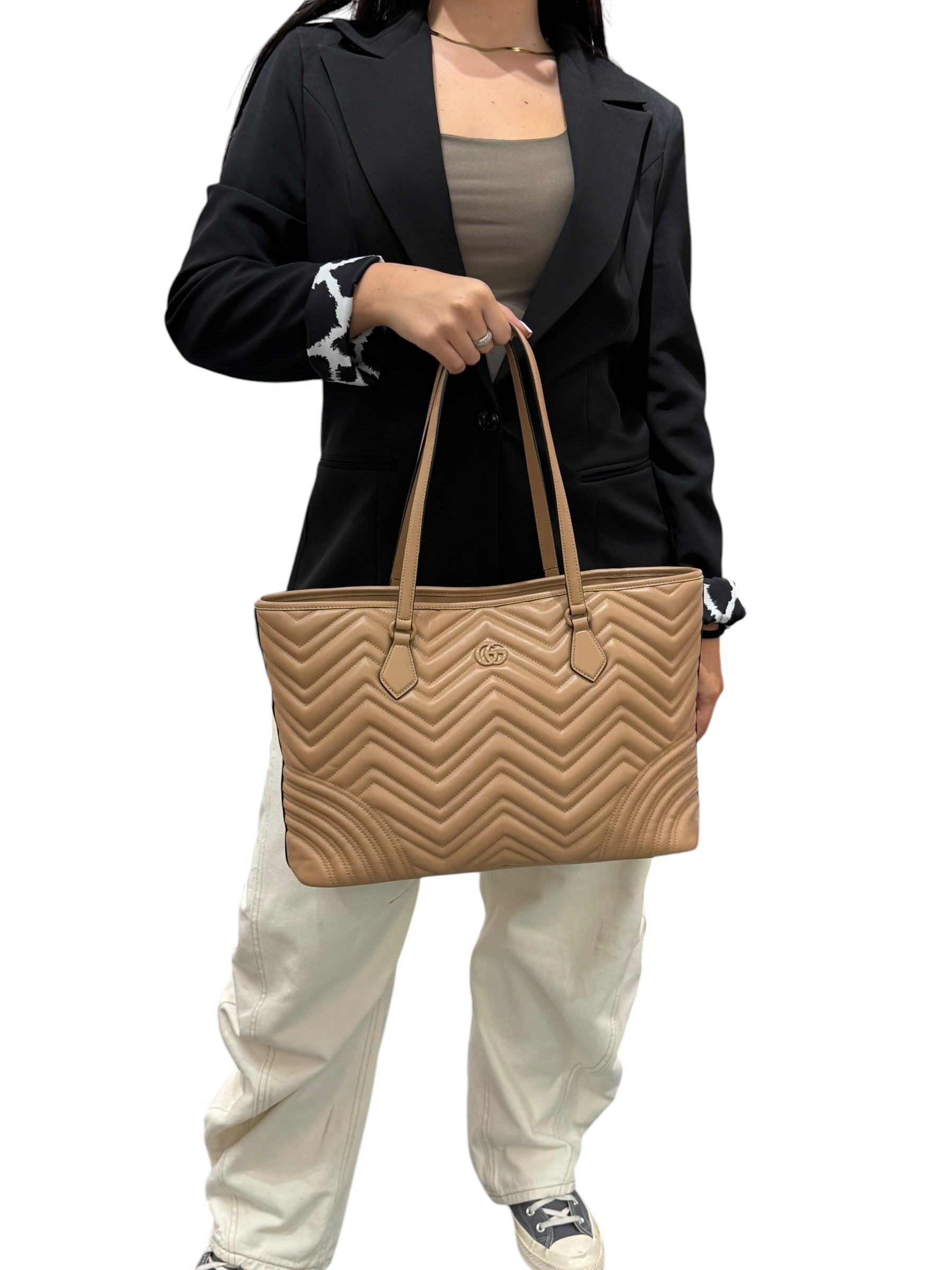 Gucci Ophidia Tote in Pelle