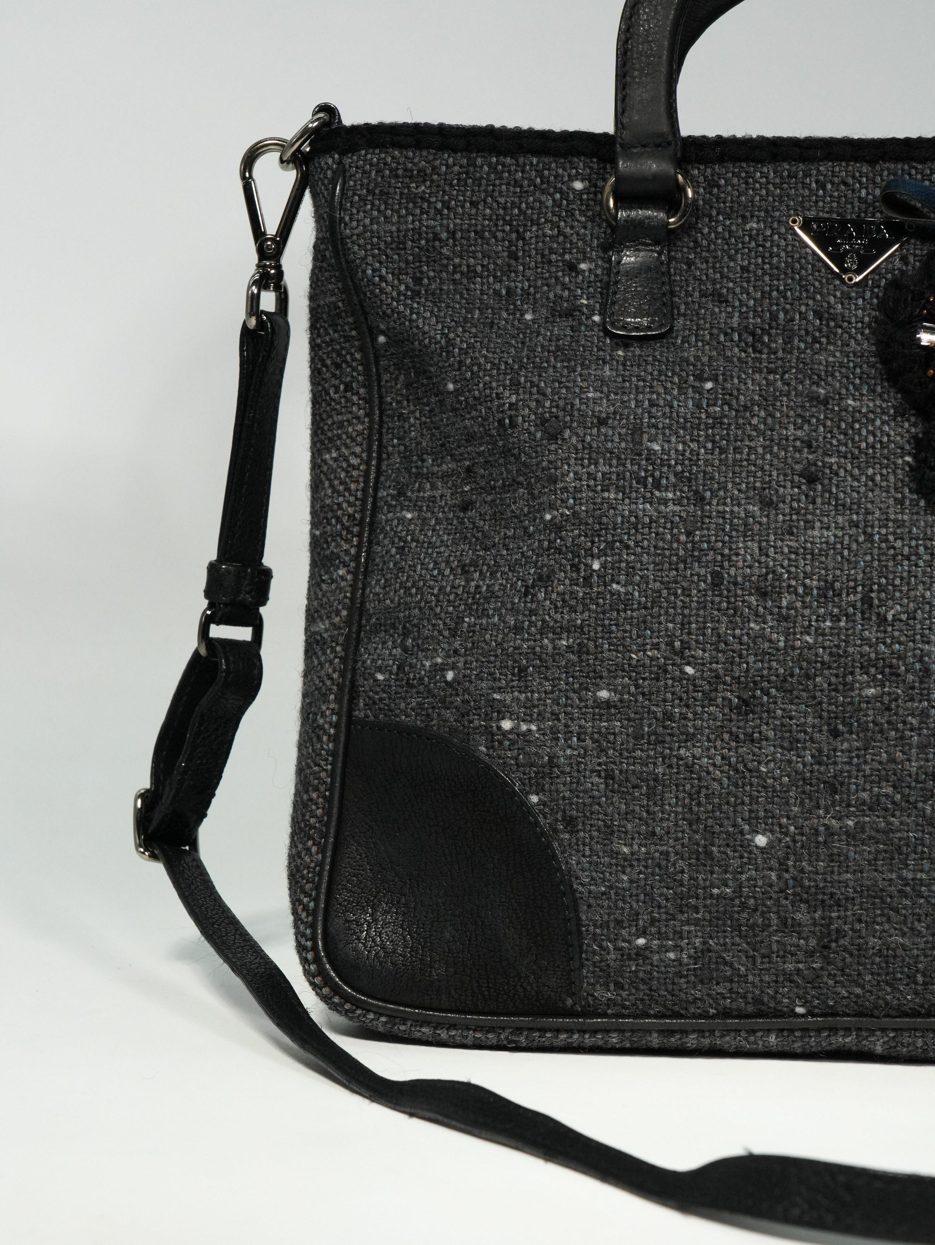 Prada Tweed Shopping Mini