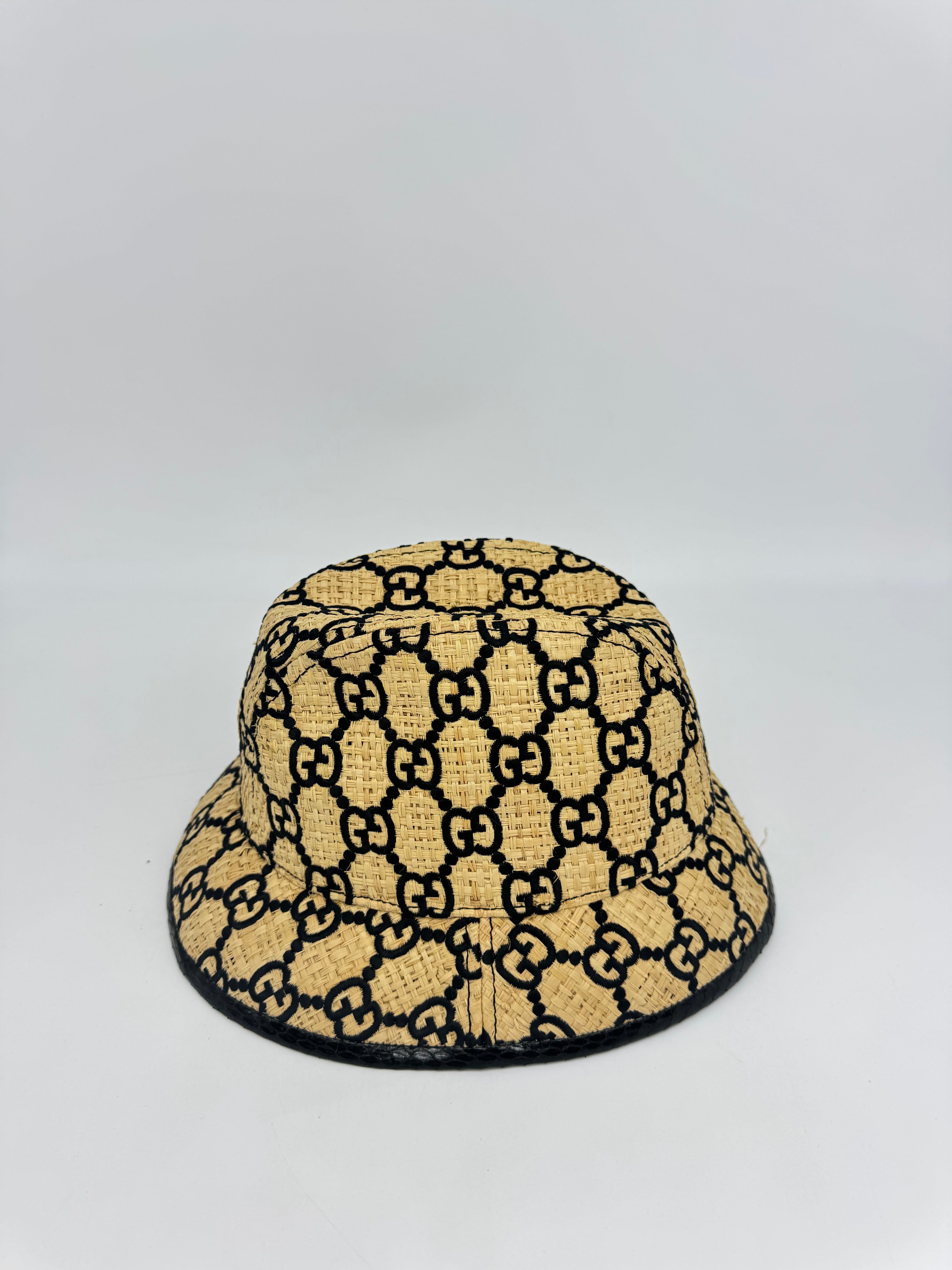 Gucci Cappello Pescatore in Rafia