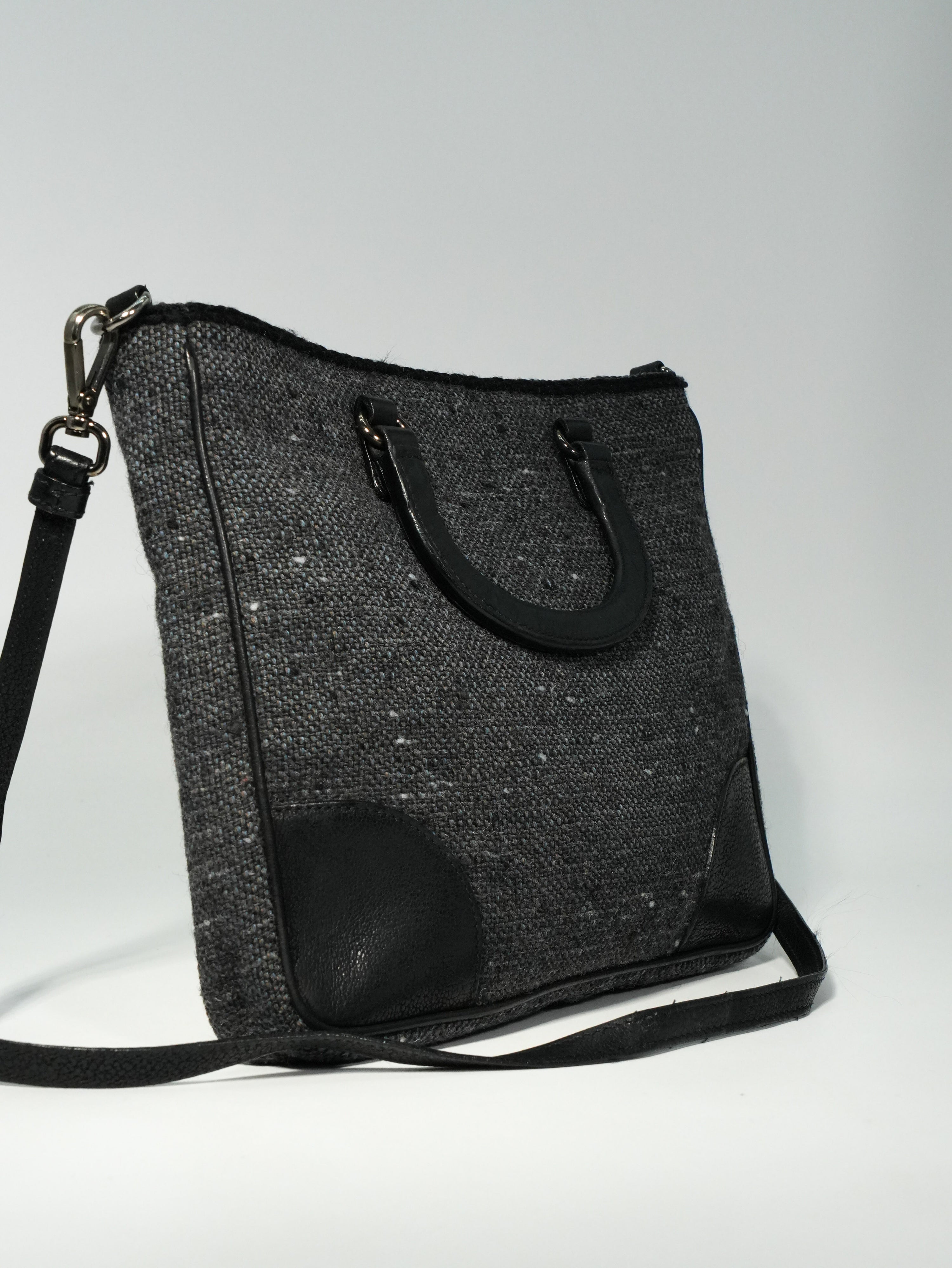 Prada Tweed Shopping Mini