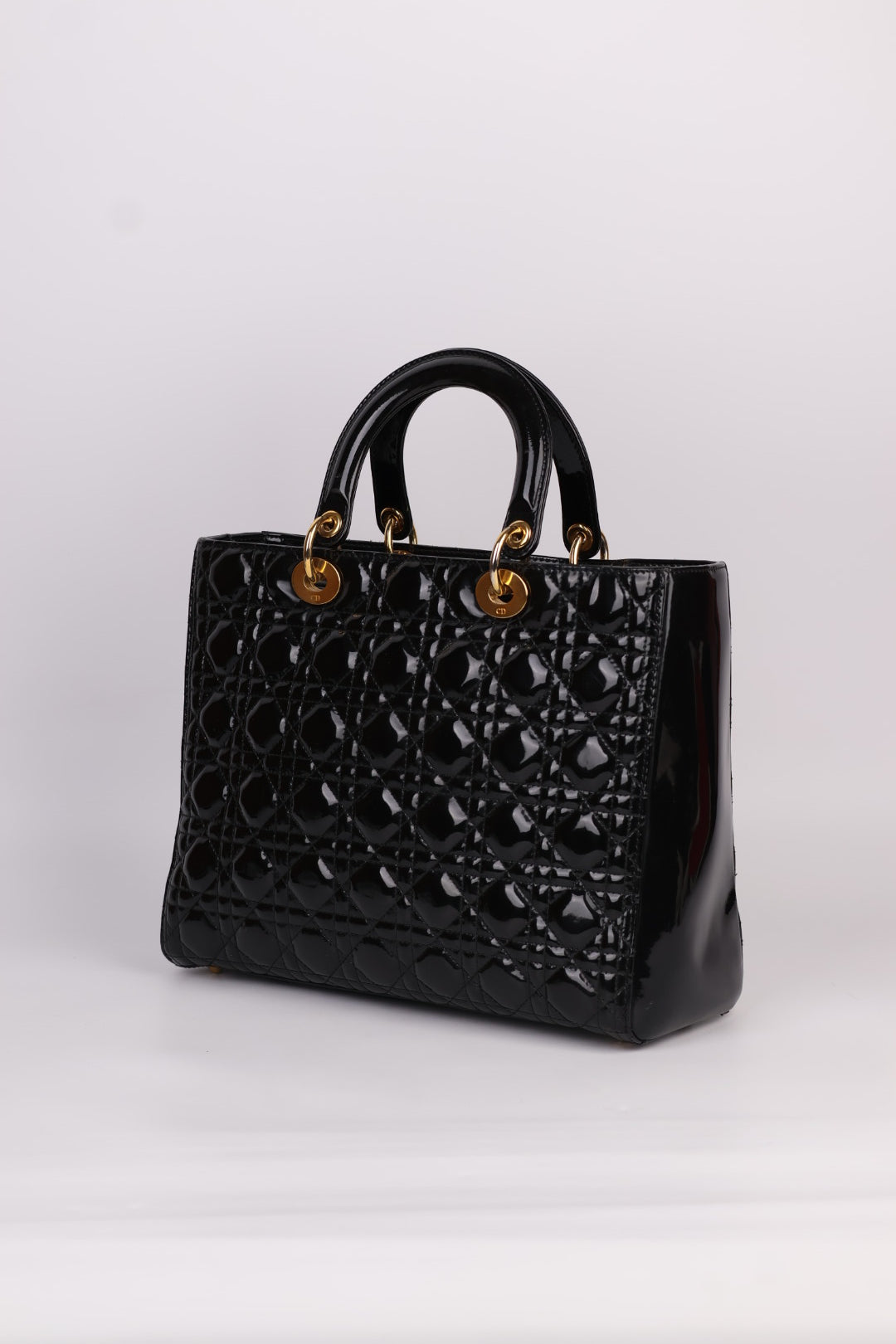 Lady Dior Large Vernis
