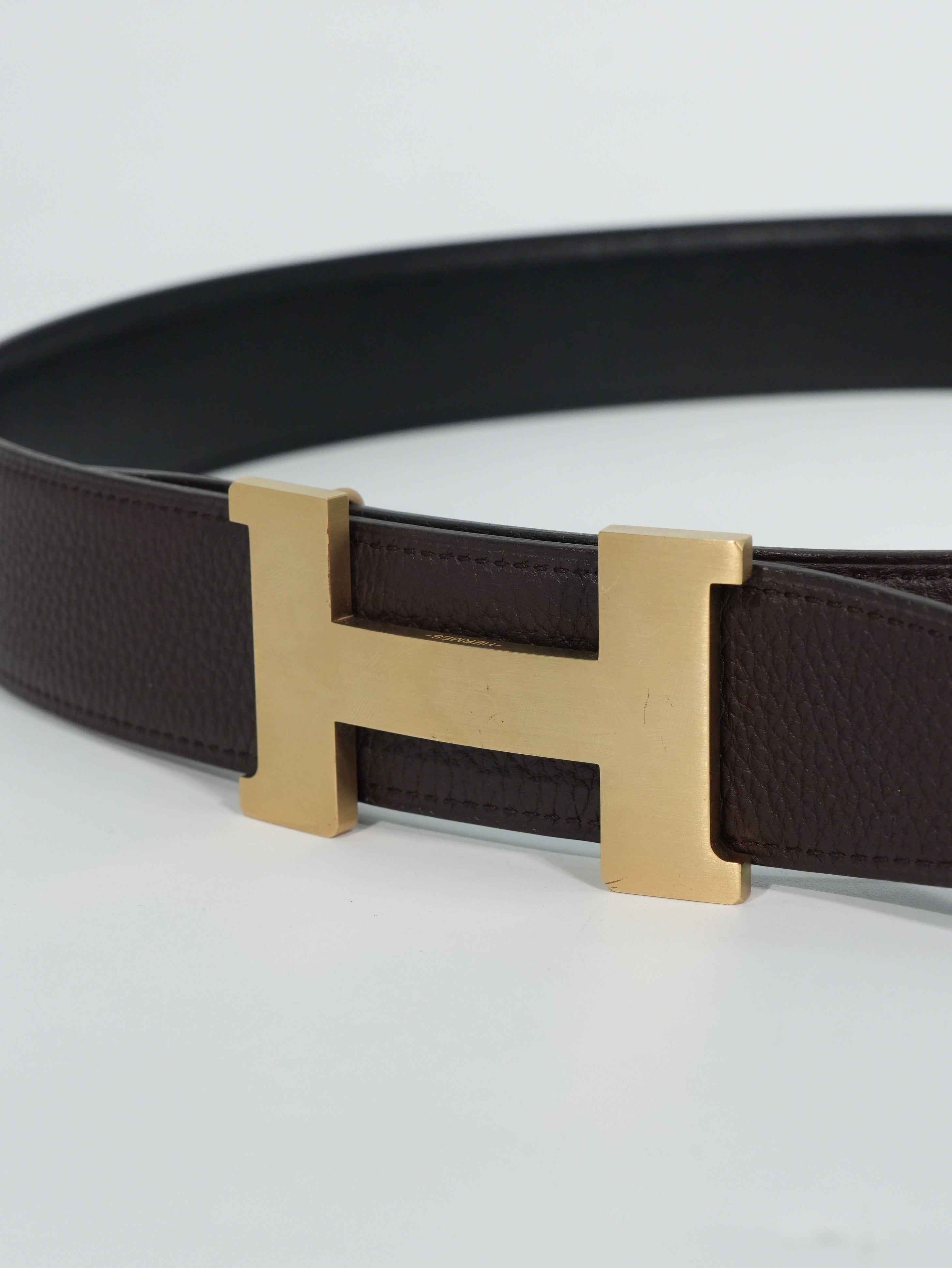 Hermès Cintura Constance Reversibile 38mm