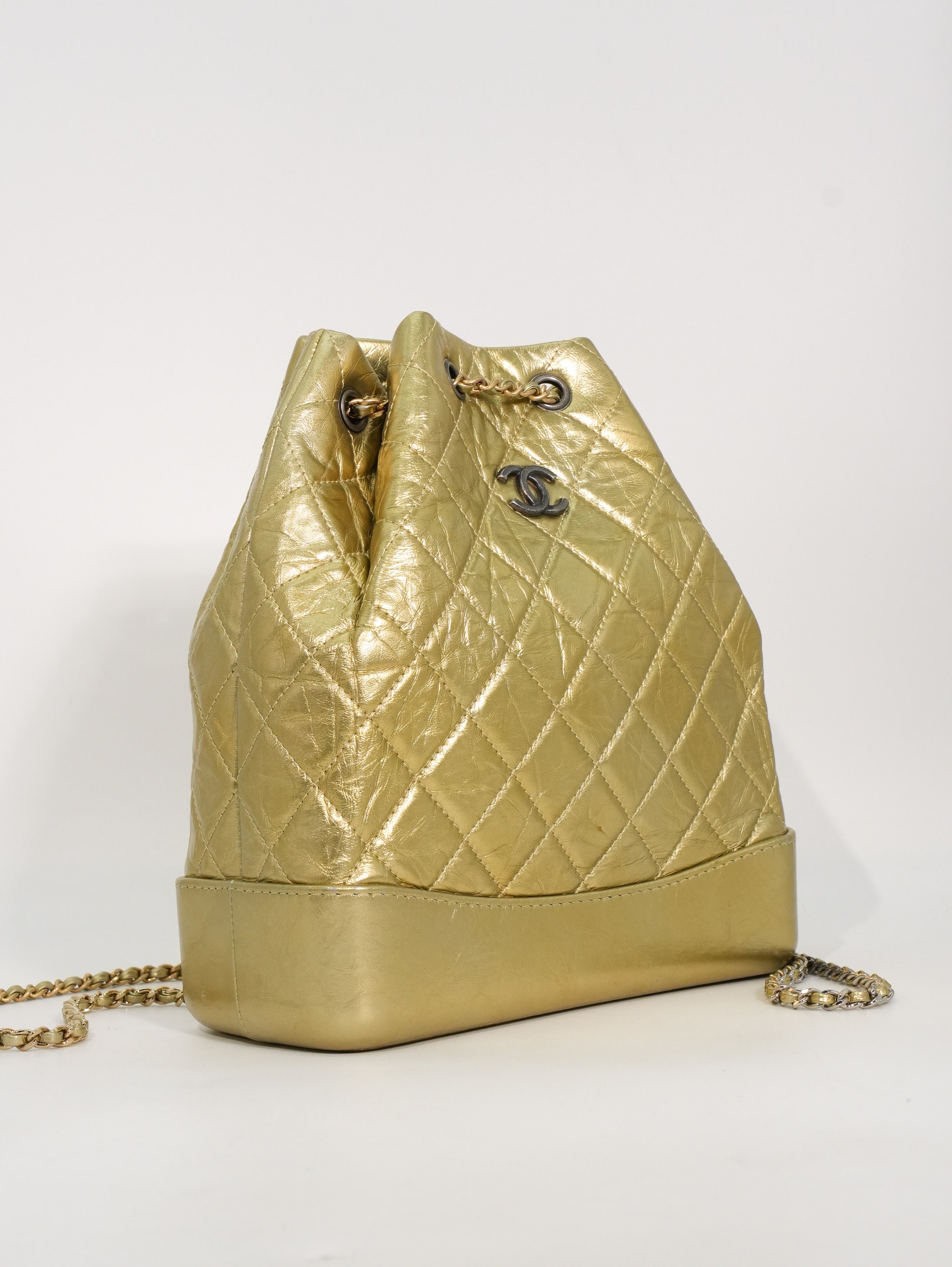 Chanel Zaino Gabrielle Gold