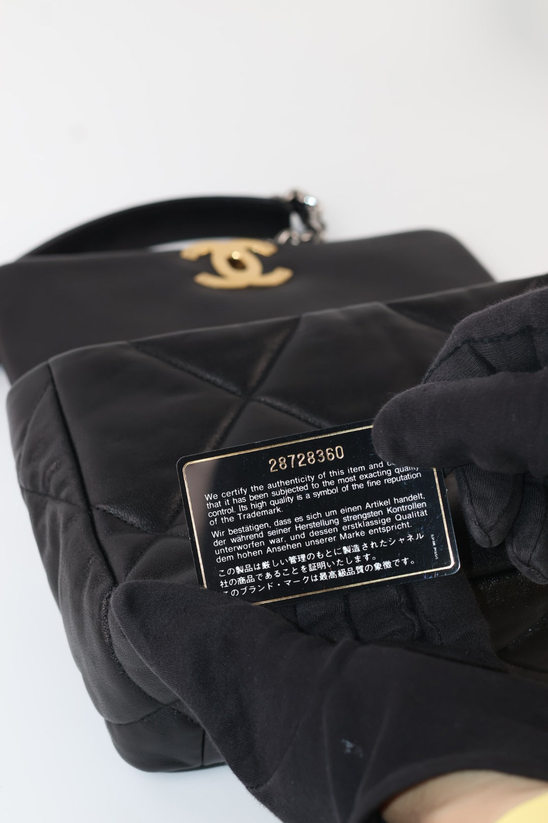Chanel 19 in Pelle