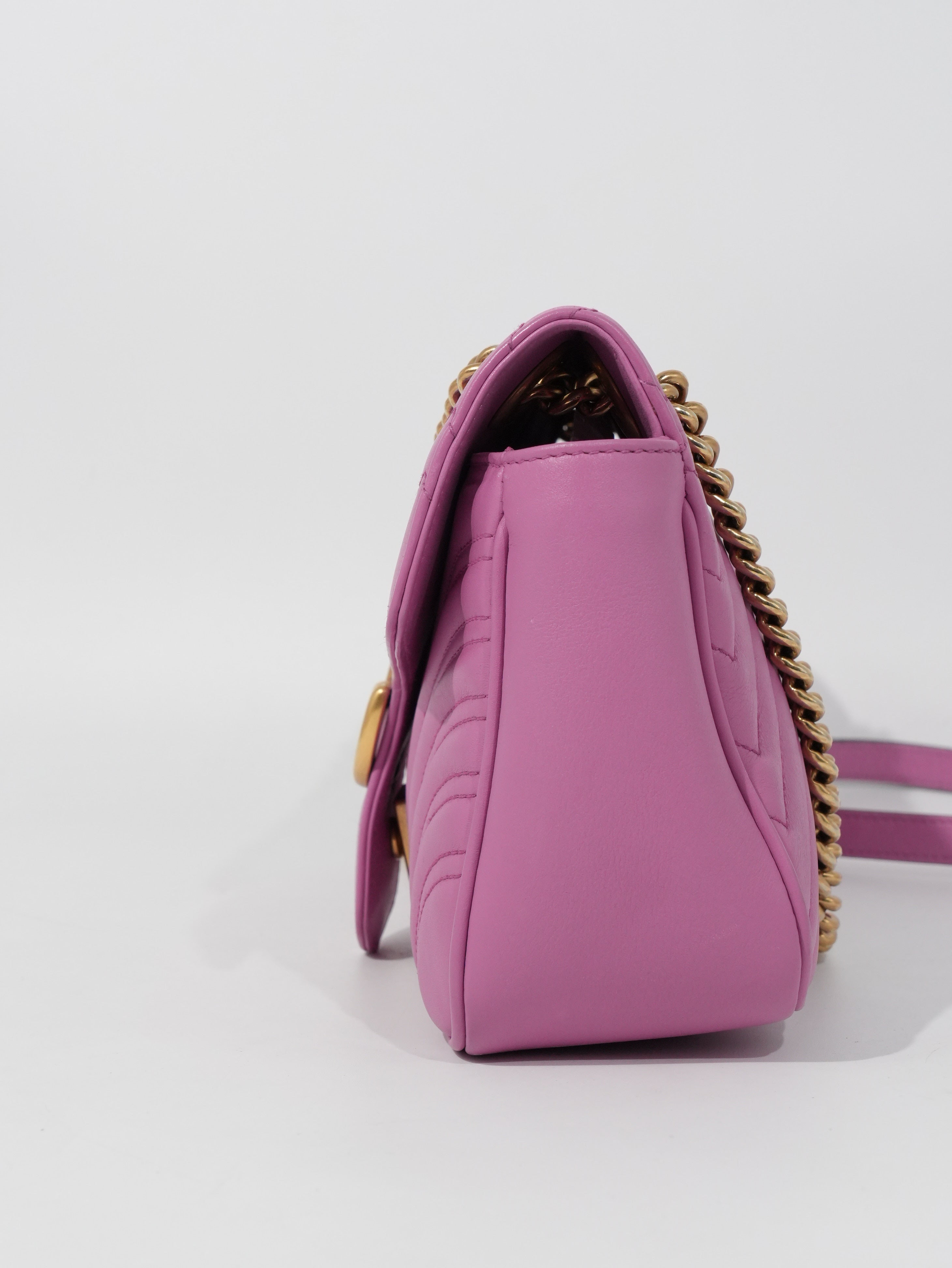 Gucci Marmont Media in Pelle Matelassé