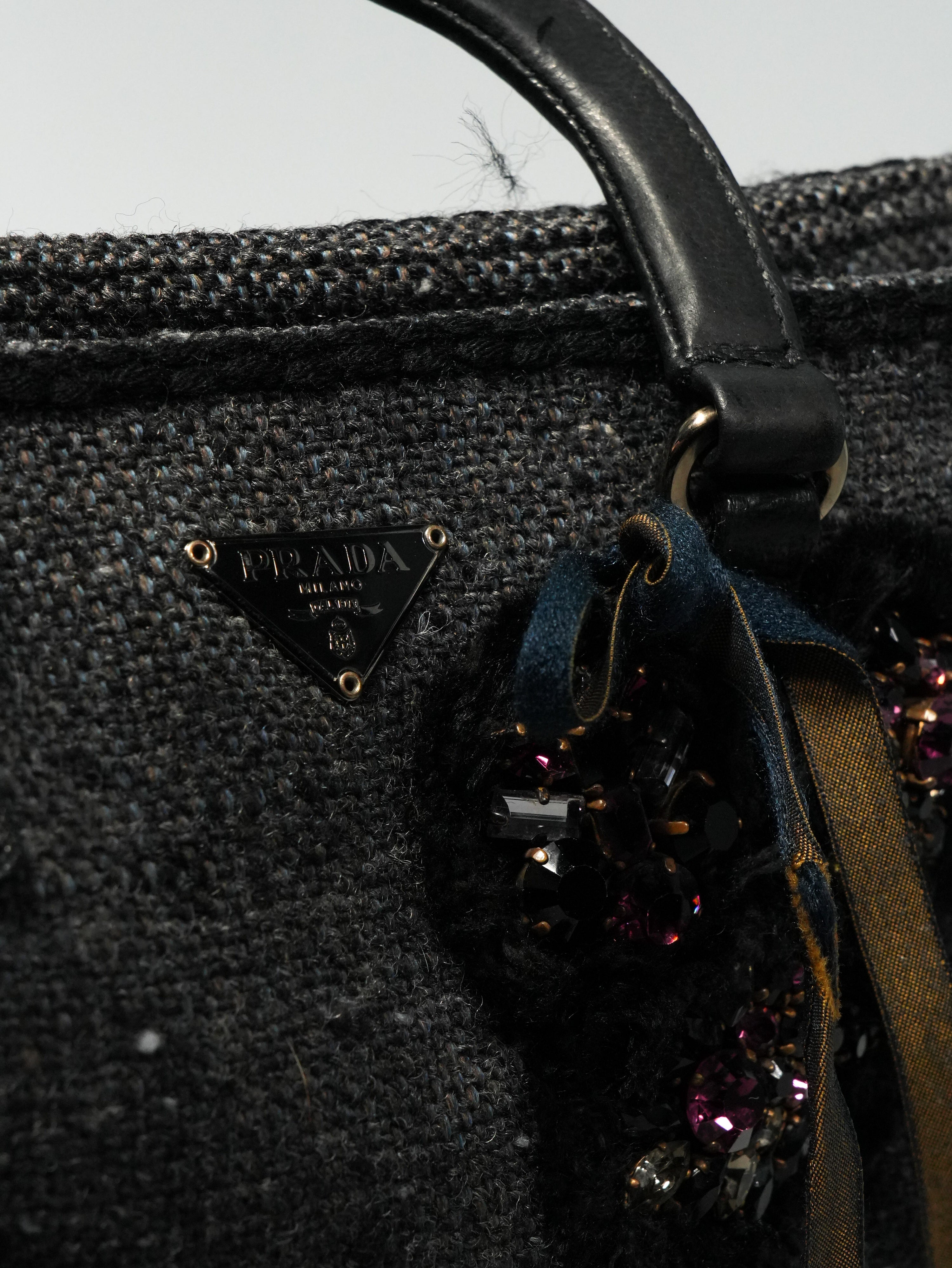 Prada Tweed Shopping Mini