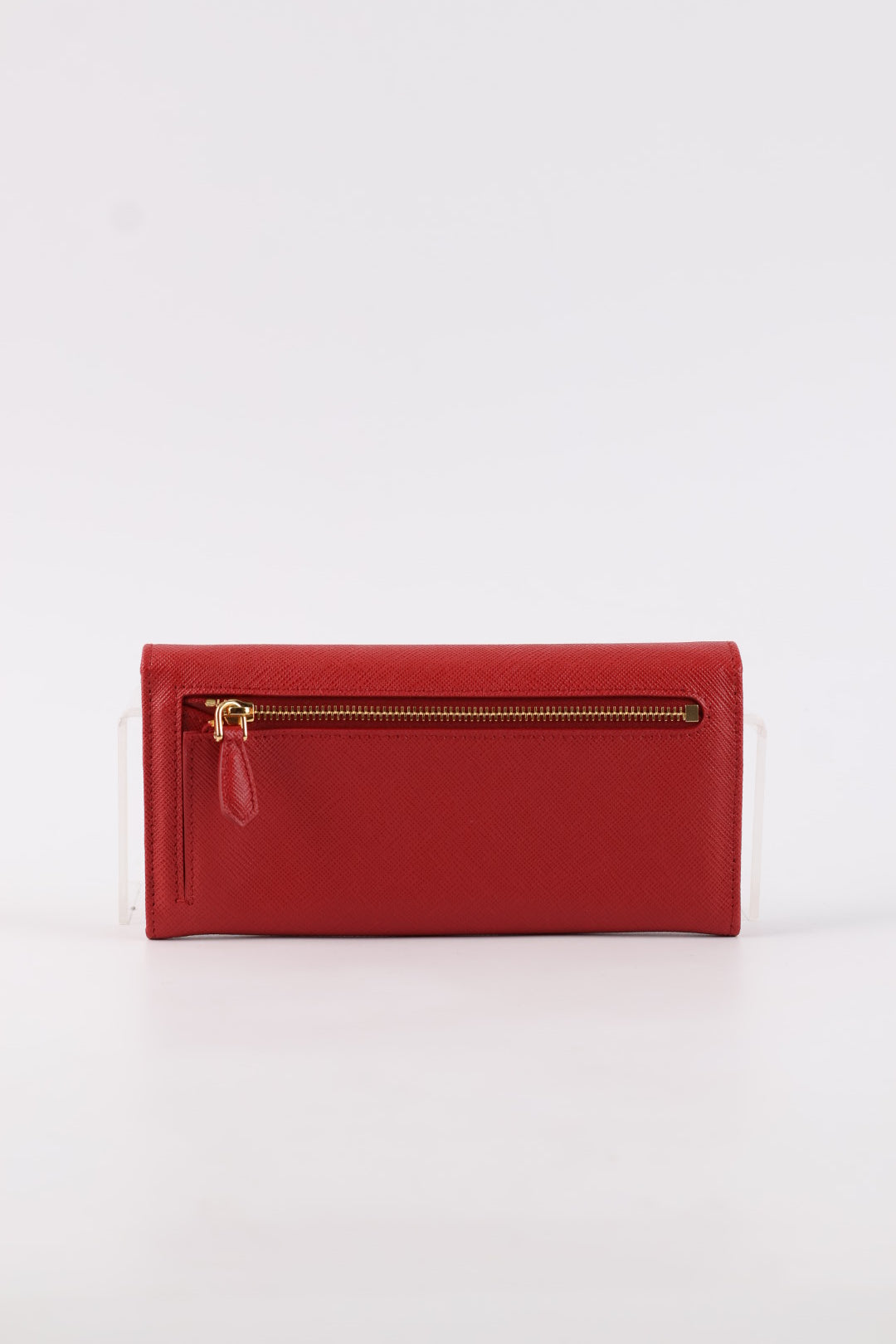 Prada Portafoglio Lungo in Pelle Saffiano