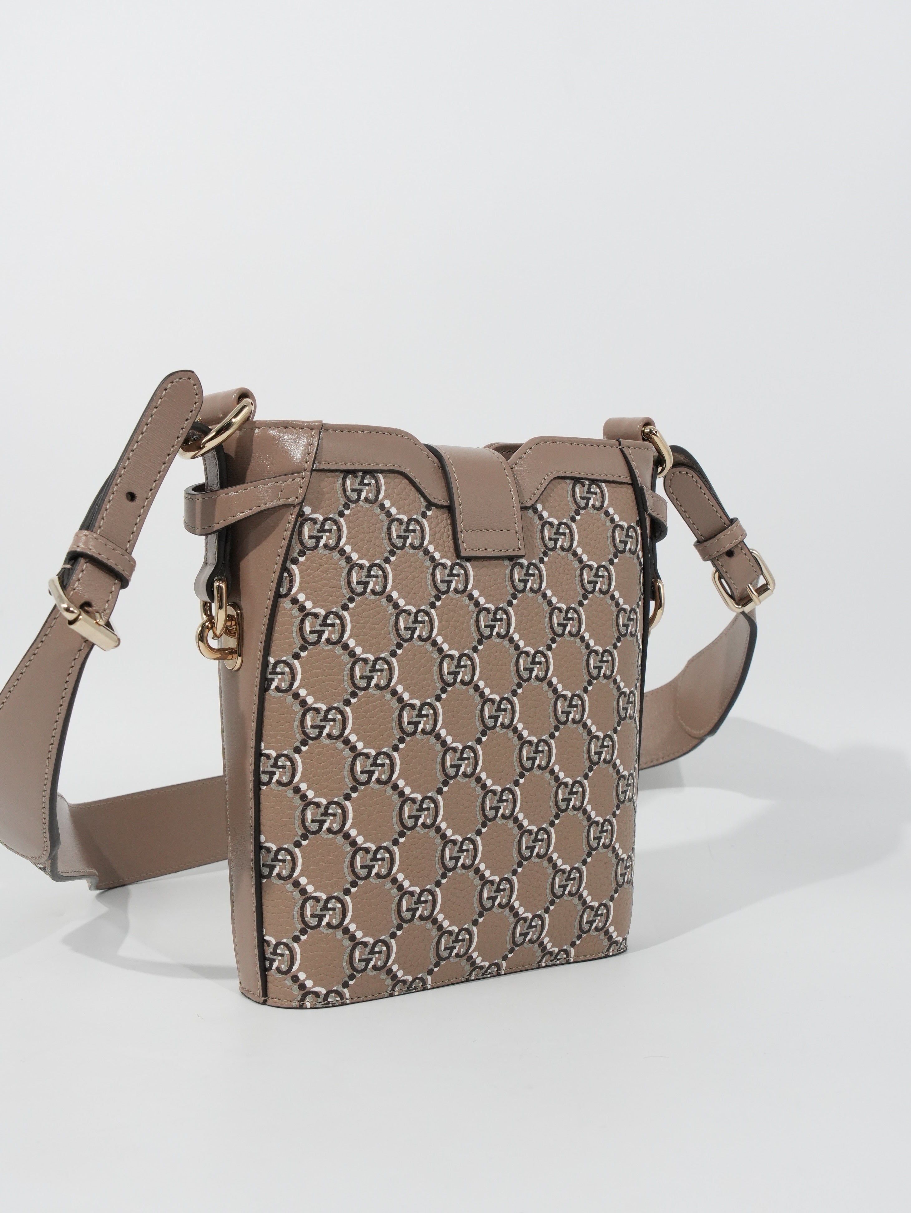 Gucci Mini Bucket GG in Pelle