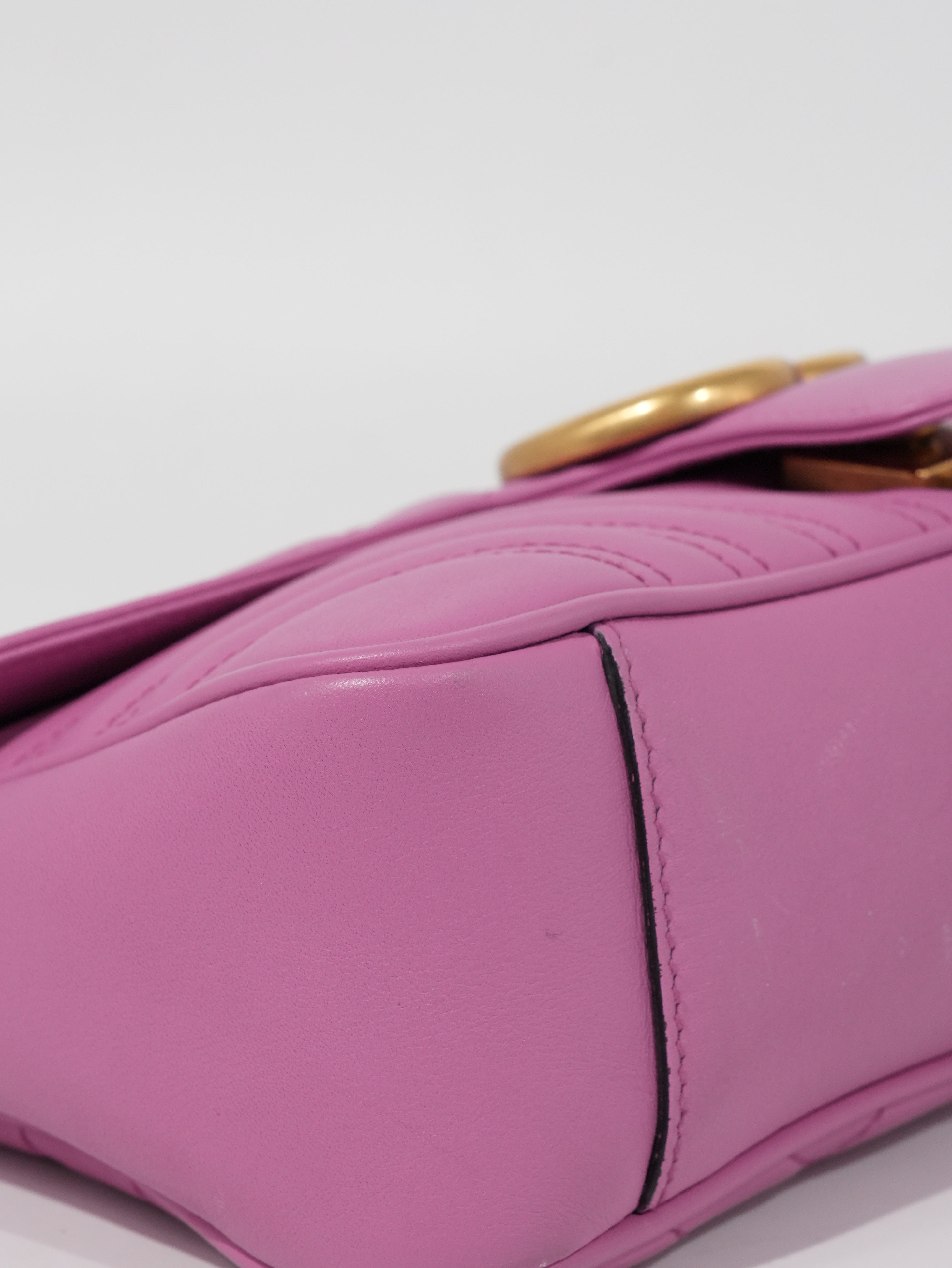 Gucci Marmont Media in Pelle Matelassé