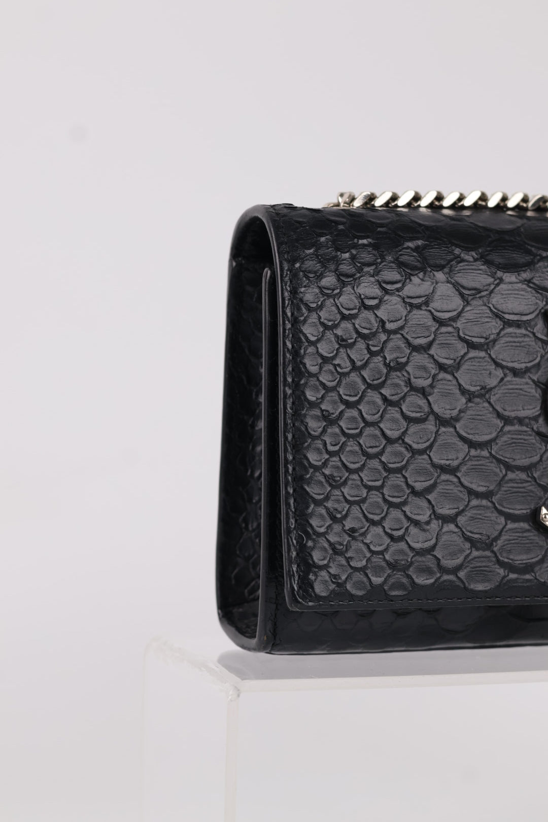 Saint Laurent Kate Mini Pitone con Nappa