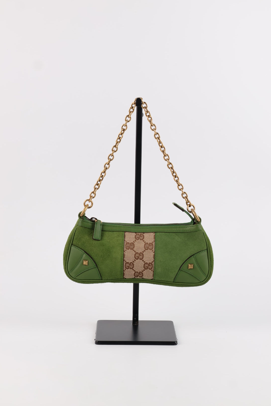 Gucci Chain Pochette GG Suede