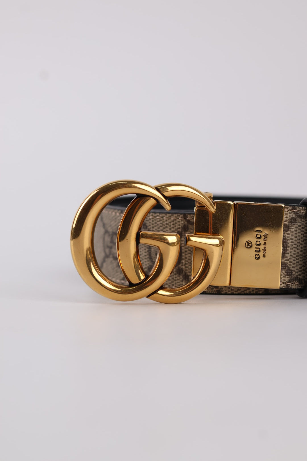 Gucci Cintura Marmont 3 cm Reversibile