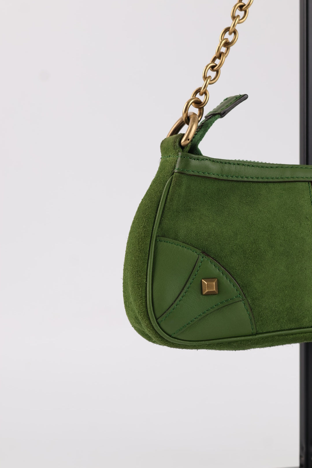 Gucci Chain Pochette GG Suede