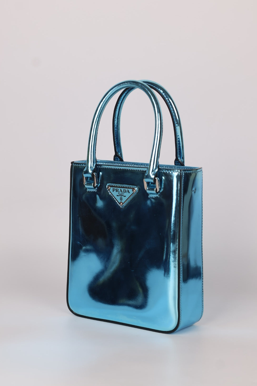 Prada Mini Tote Metallic