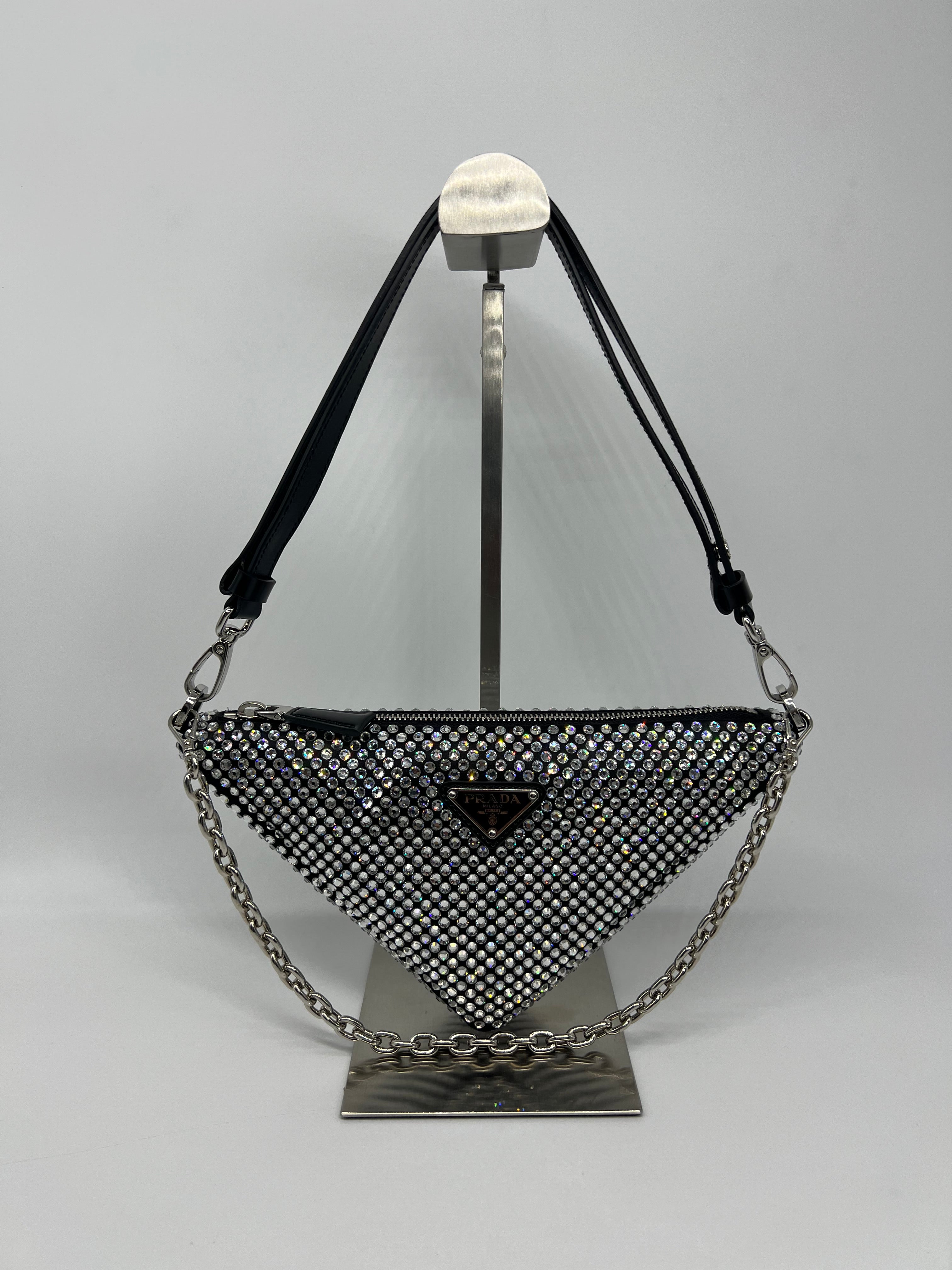 Prada Crystal Triangle