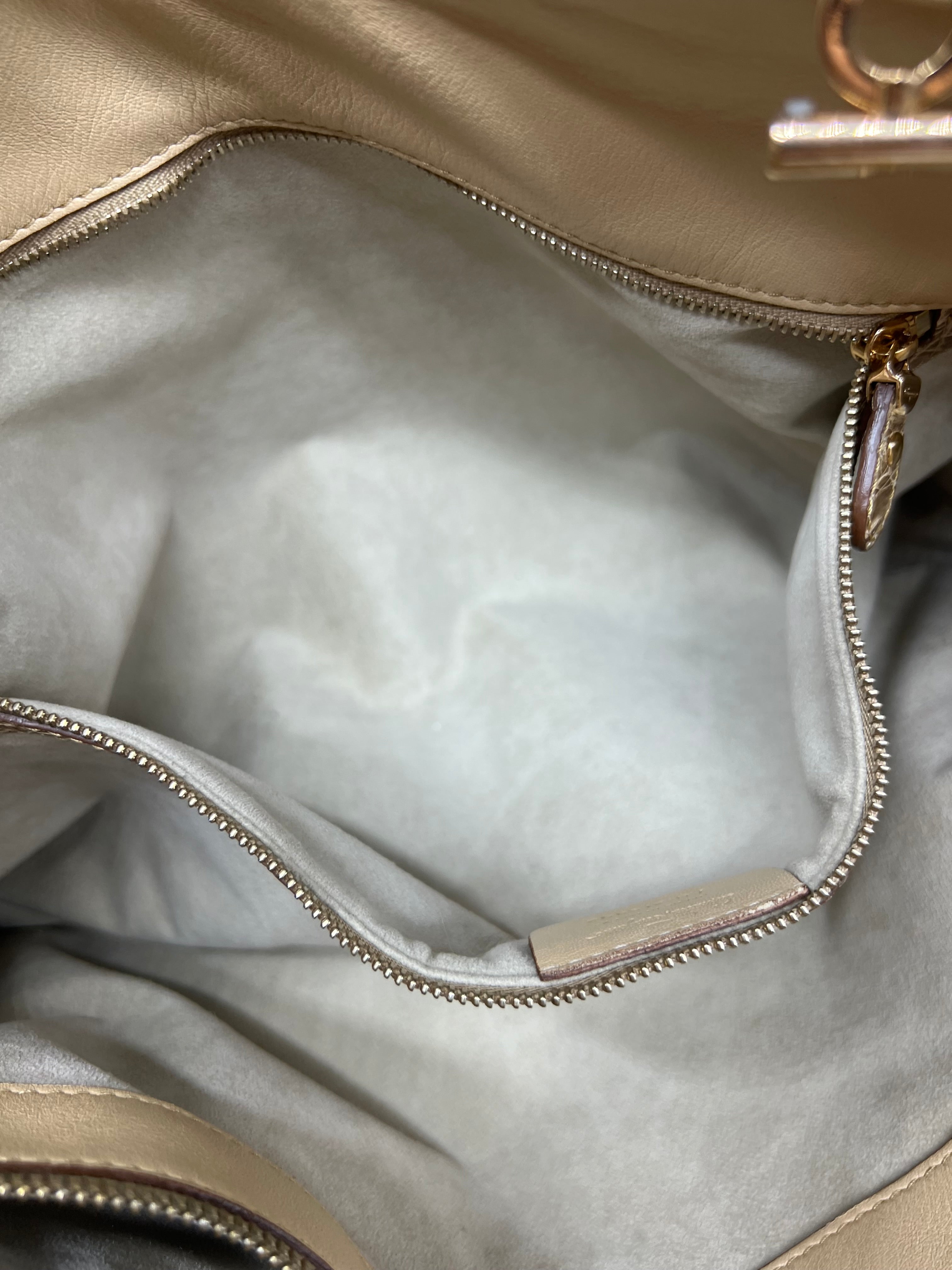 Ferragamo Tote Rafia e Coccodrillo